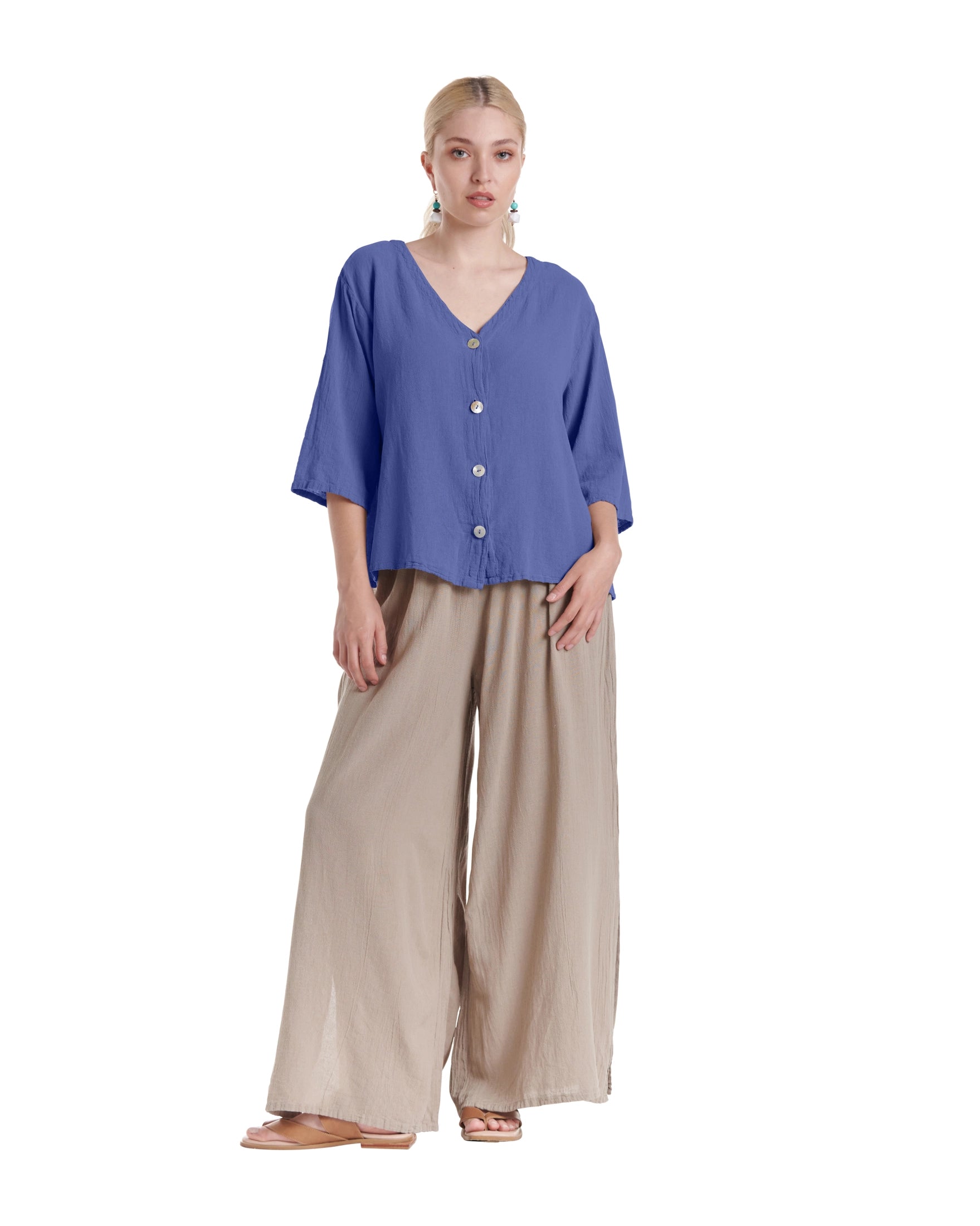 Ronie Cotton Gauze Blouse-Oh My Gauze