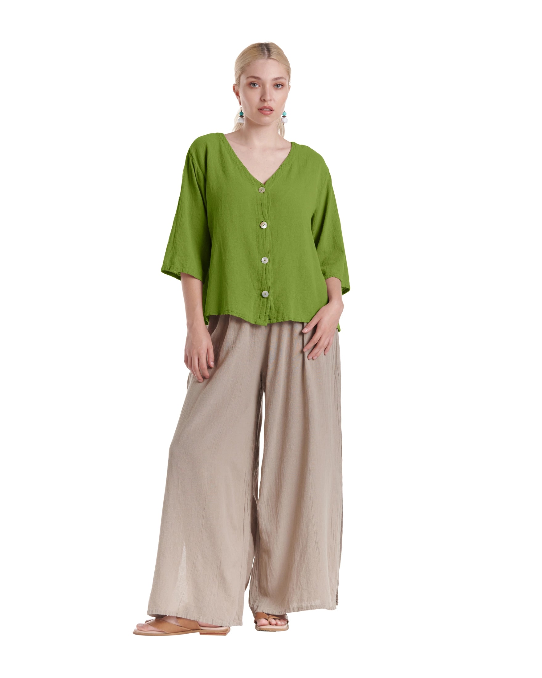 Ronie Cotton Gauze Blouse-Oh My Gauze