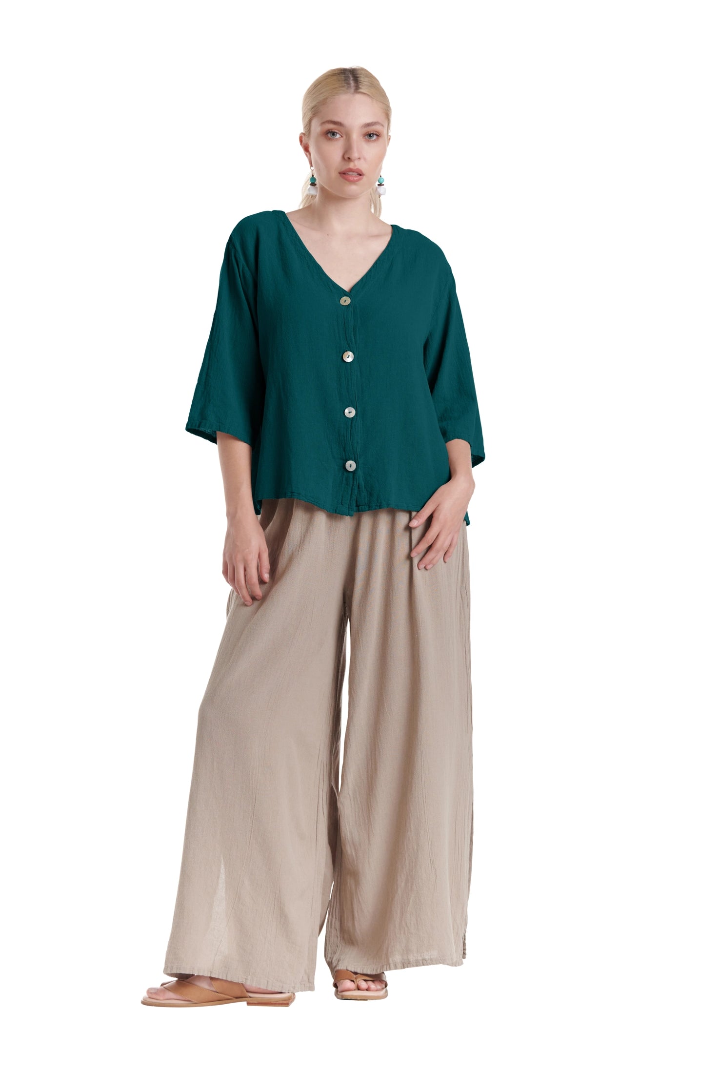 Ronie Cotton Gauze Blouse-Oh My Gauze