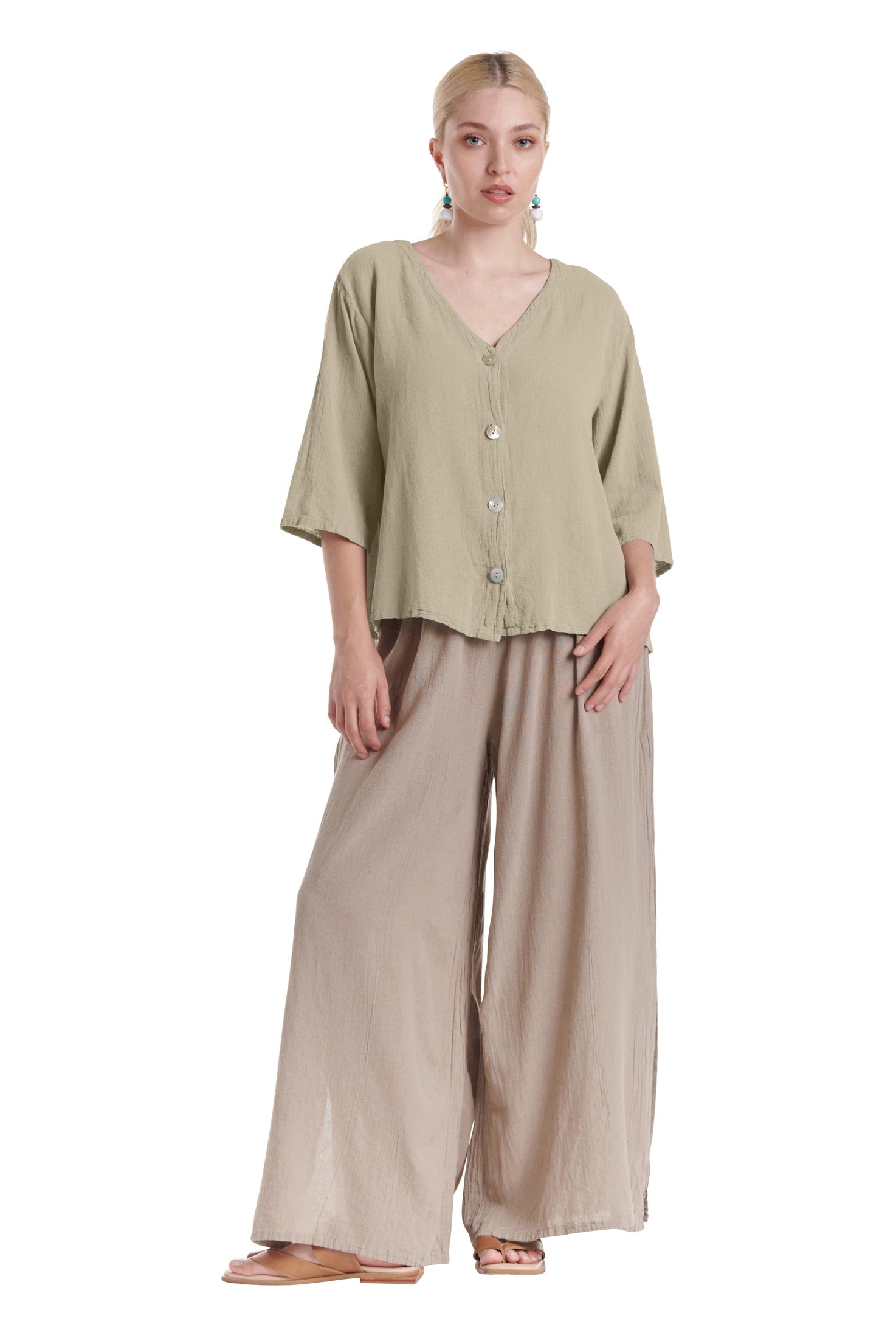 Ronie Cotton Gauze Blouse-Oh My Gauze