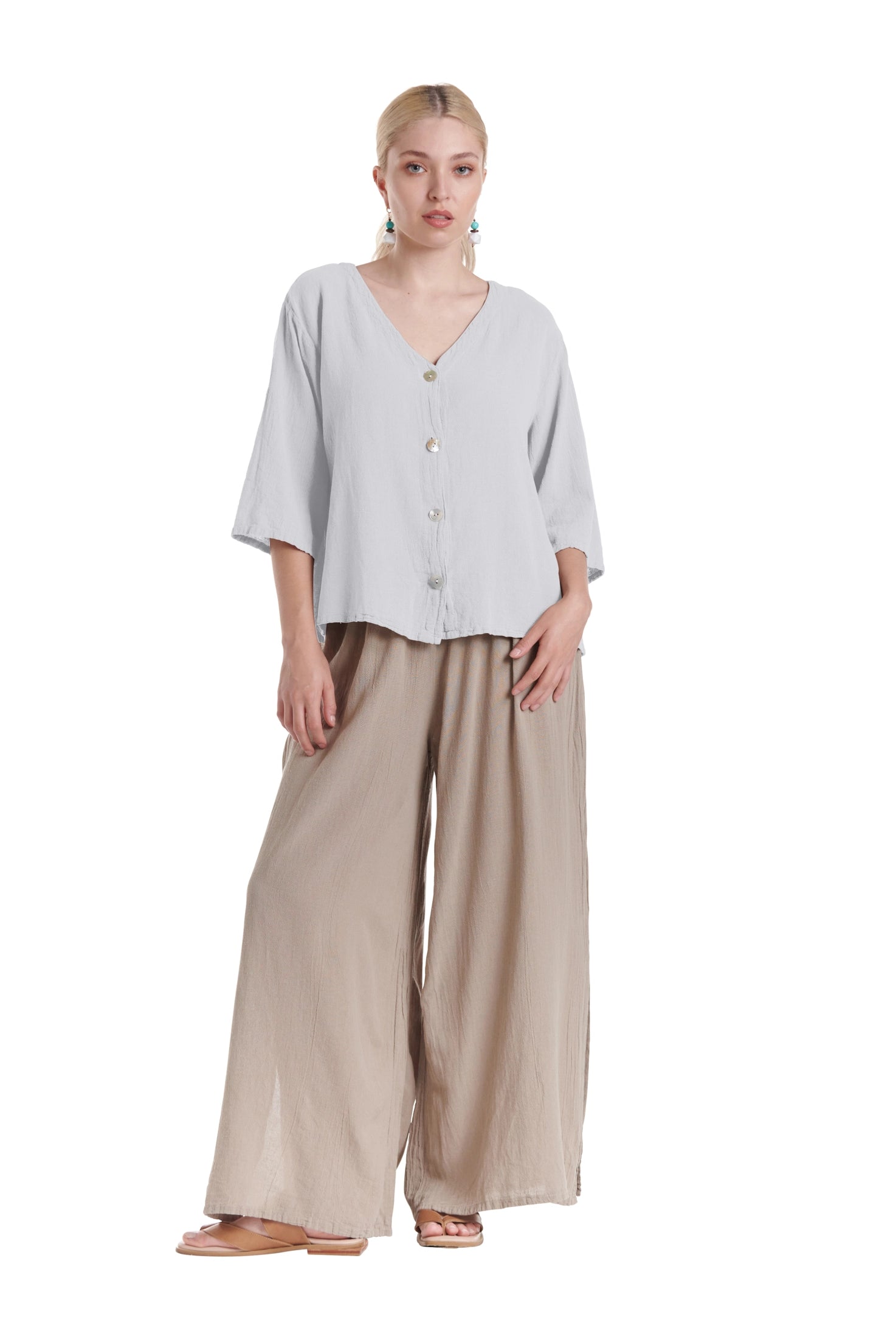 Ronie Cotton Gauze Blouse-Oh My Gauze