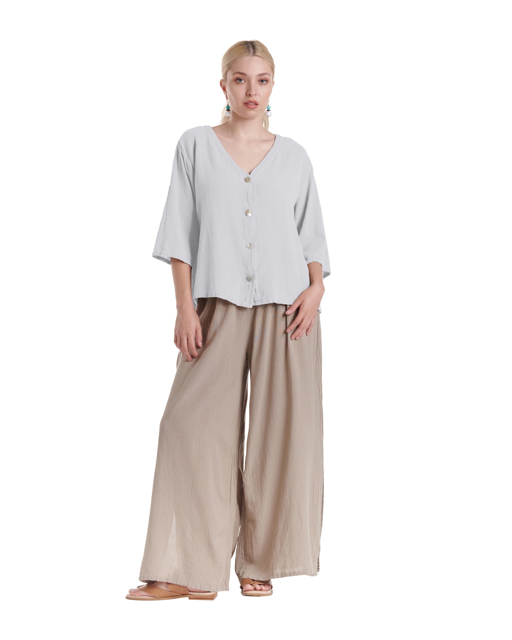 Ronie Cotton Gauze Blouse-Oh My Gauze