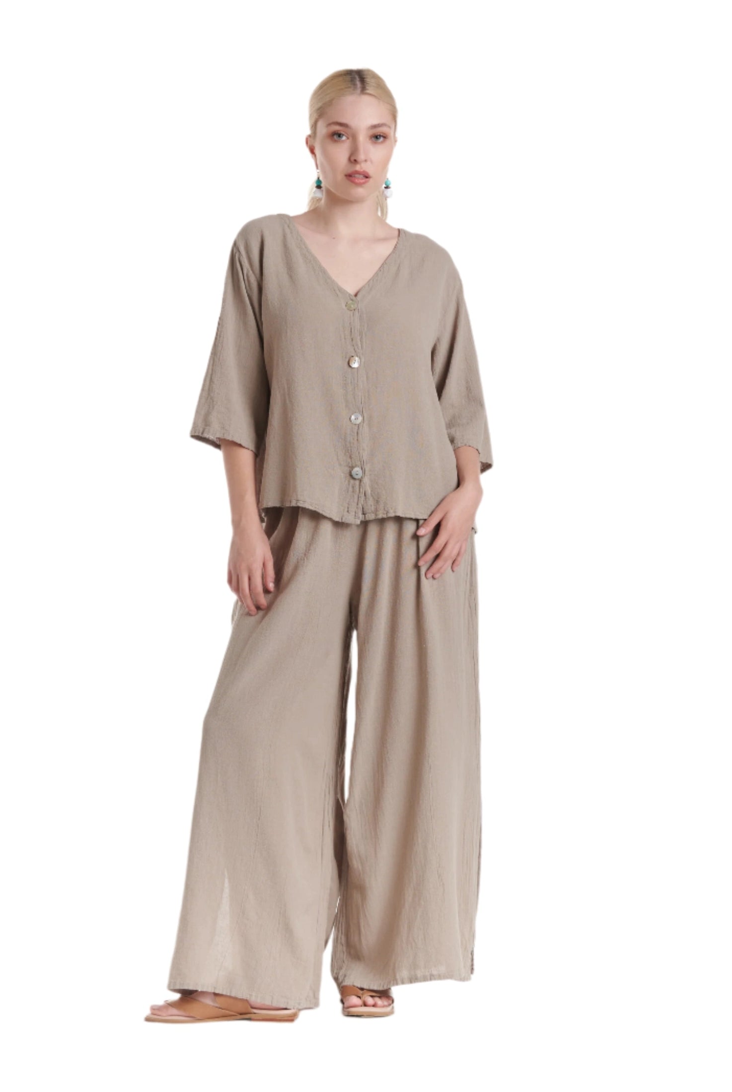 Ronie Cotton Gauze Blouse-Oh My Gauze