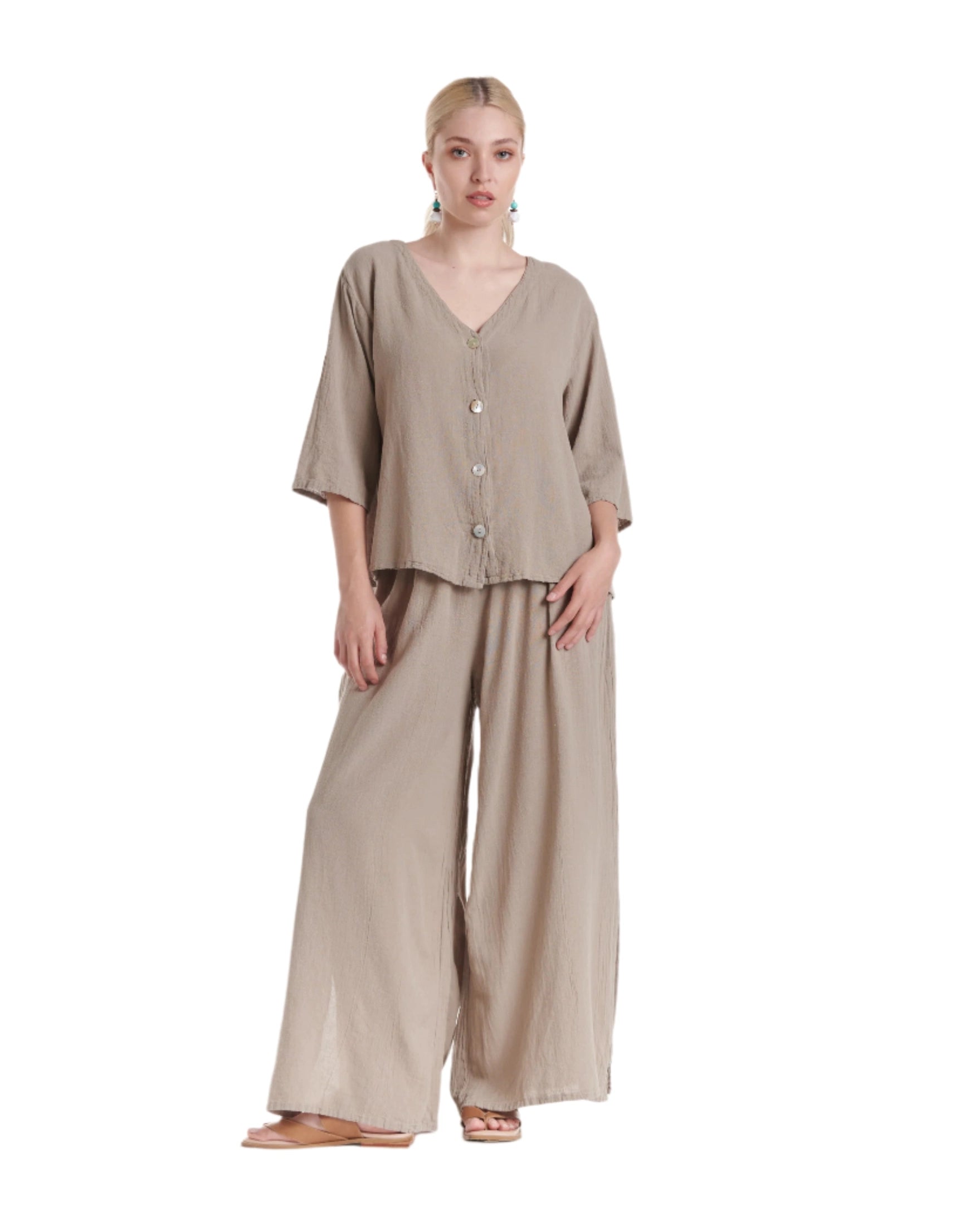 Ronie Cotton Gauze Blouse-Oh My Gauze