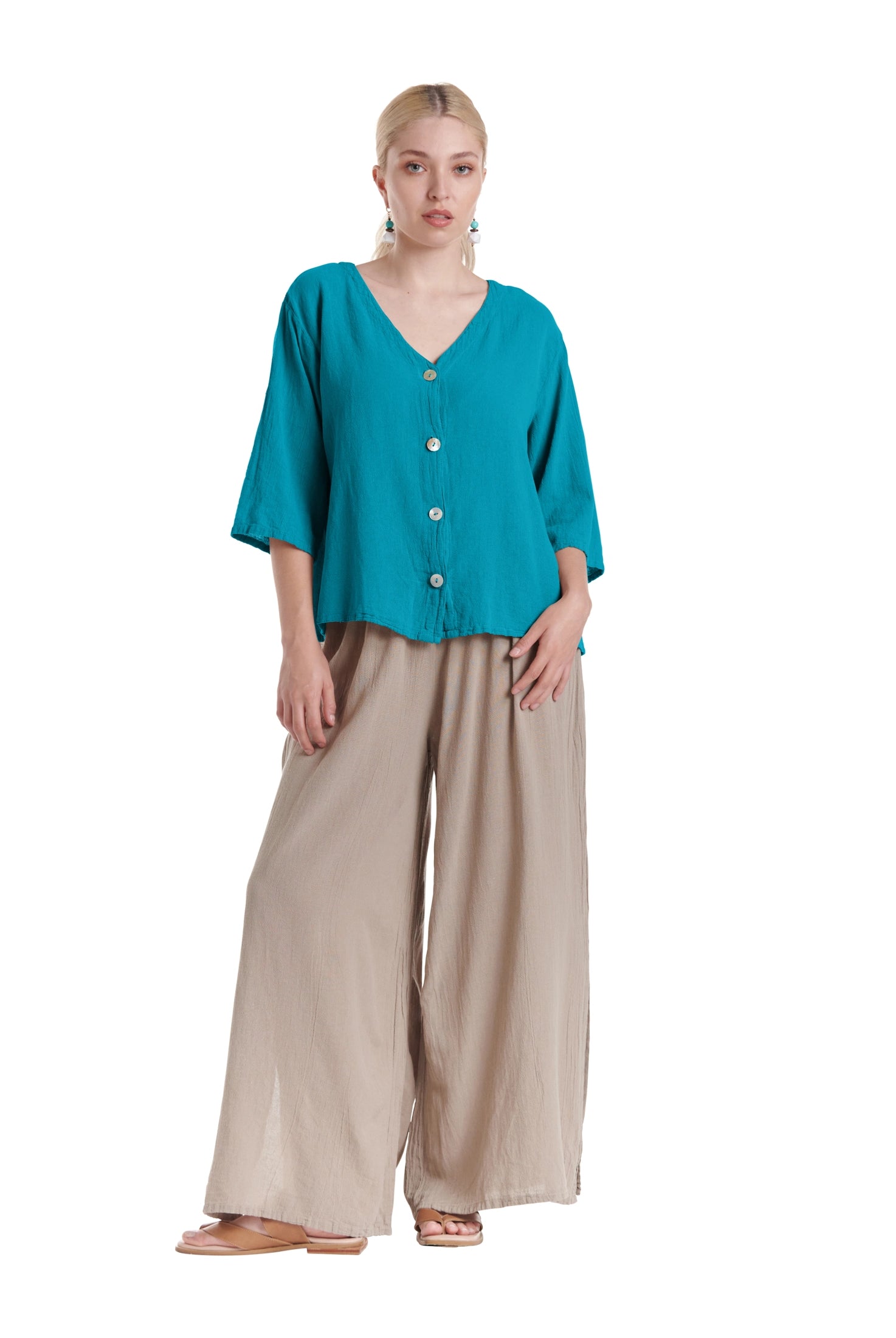 Ronie Cotton Gauze Blouse-Oh My Gauze