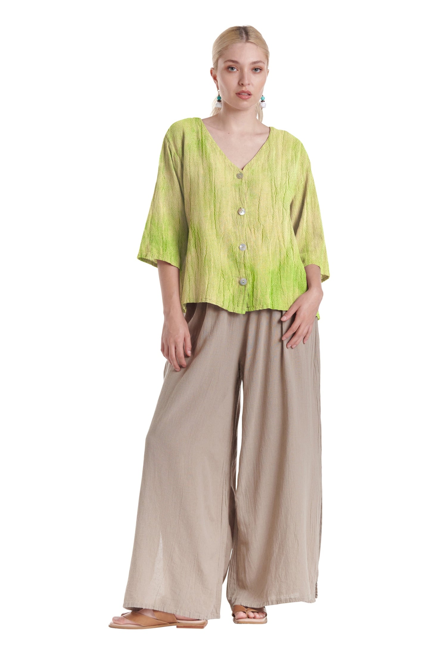 Ronie Cotton Gauze Blouse-Oh My Gauze