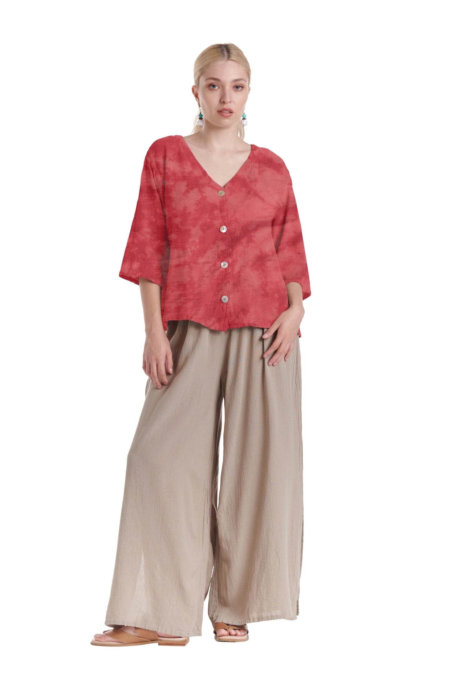 Ronie Cotton Gauze Blouse-Oh My Gauze