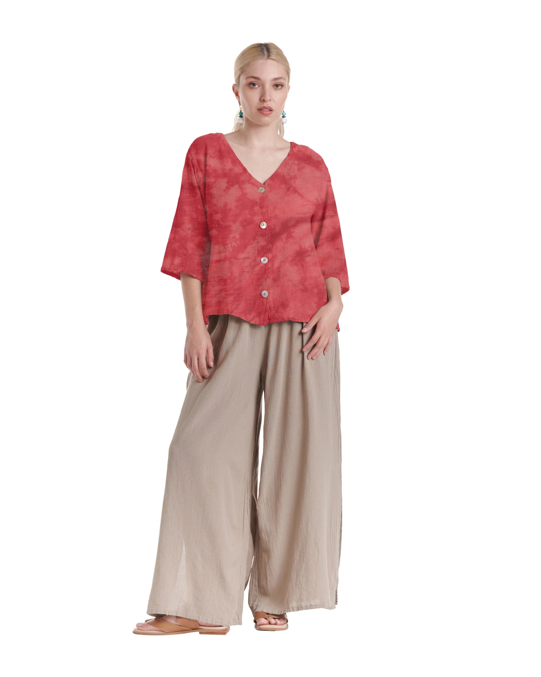 Ronie Cotton Gauze Blouse-Oh My Gauze