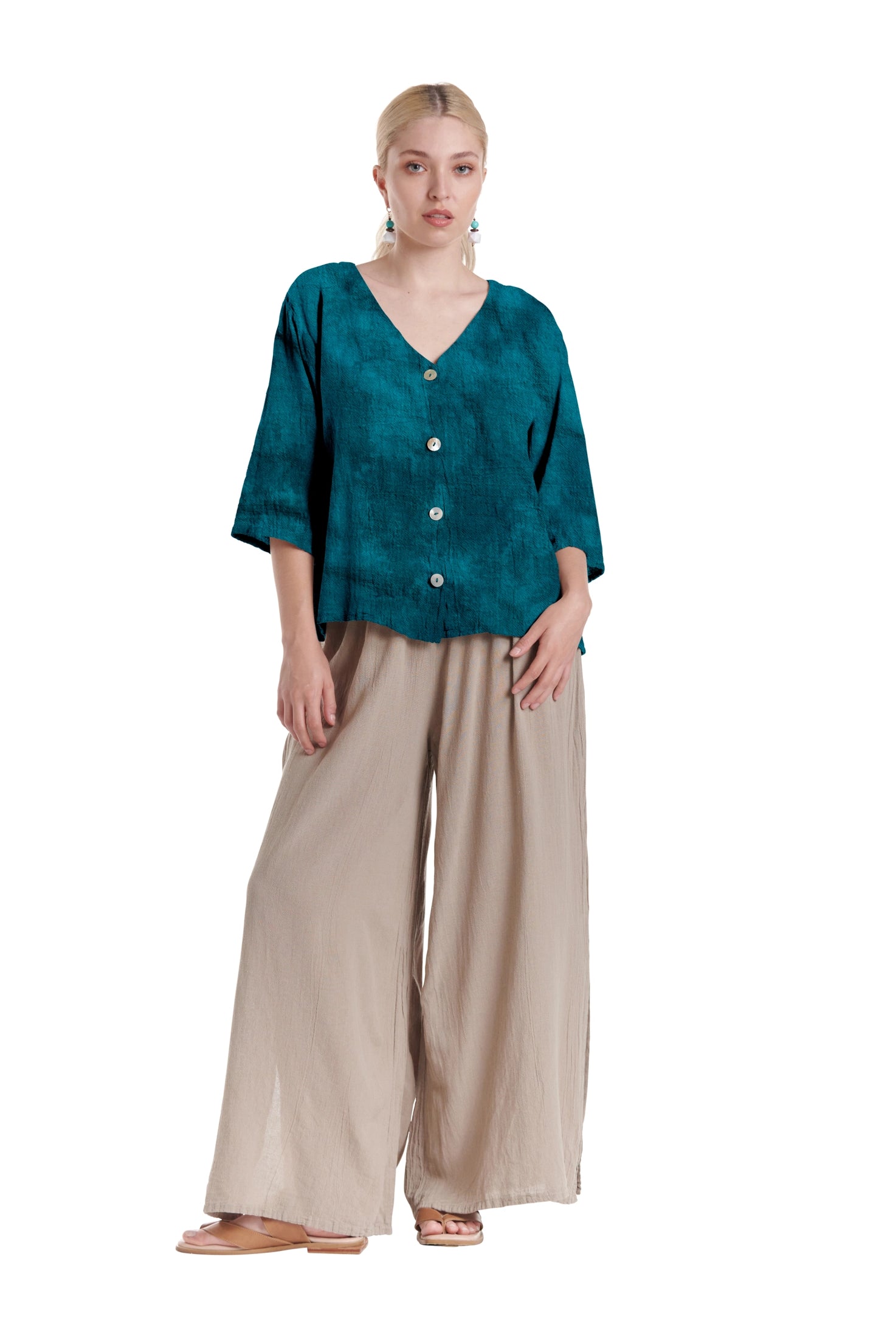 Ronie Cotton Gauze Blouse-Oh My Gauze