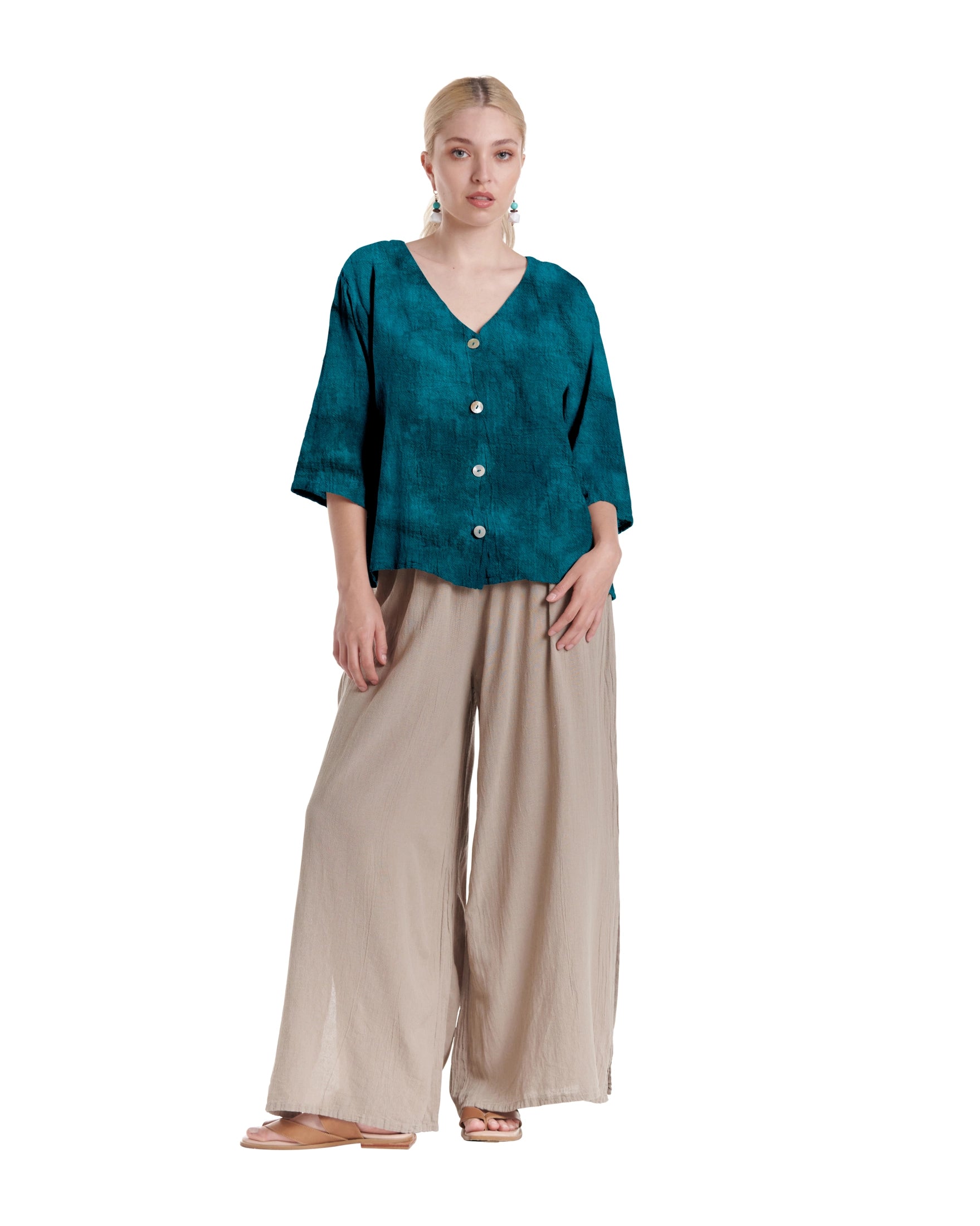 Ronie Cotton Gauze Blouse-Oh My Gauze