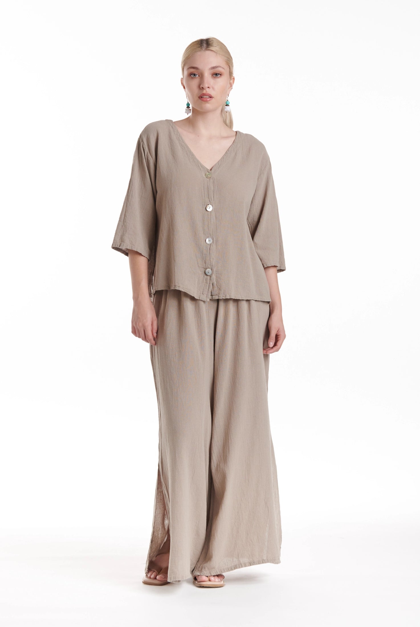 Ronie Cotton Gauze Blouse-Oh My Gauze