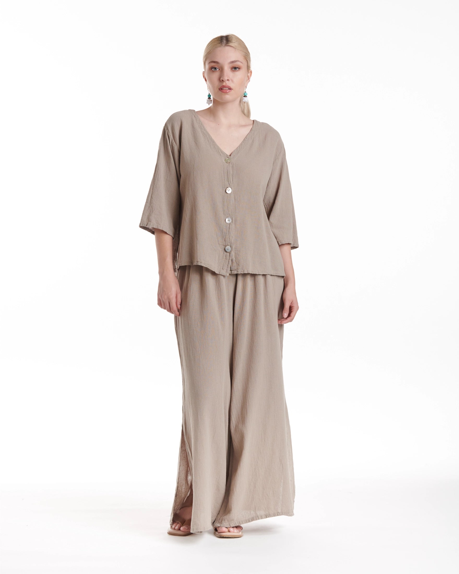 Ronie Cotton Gauze Blouse-Oh My Gauze