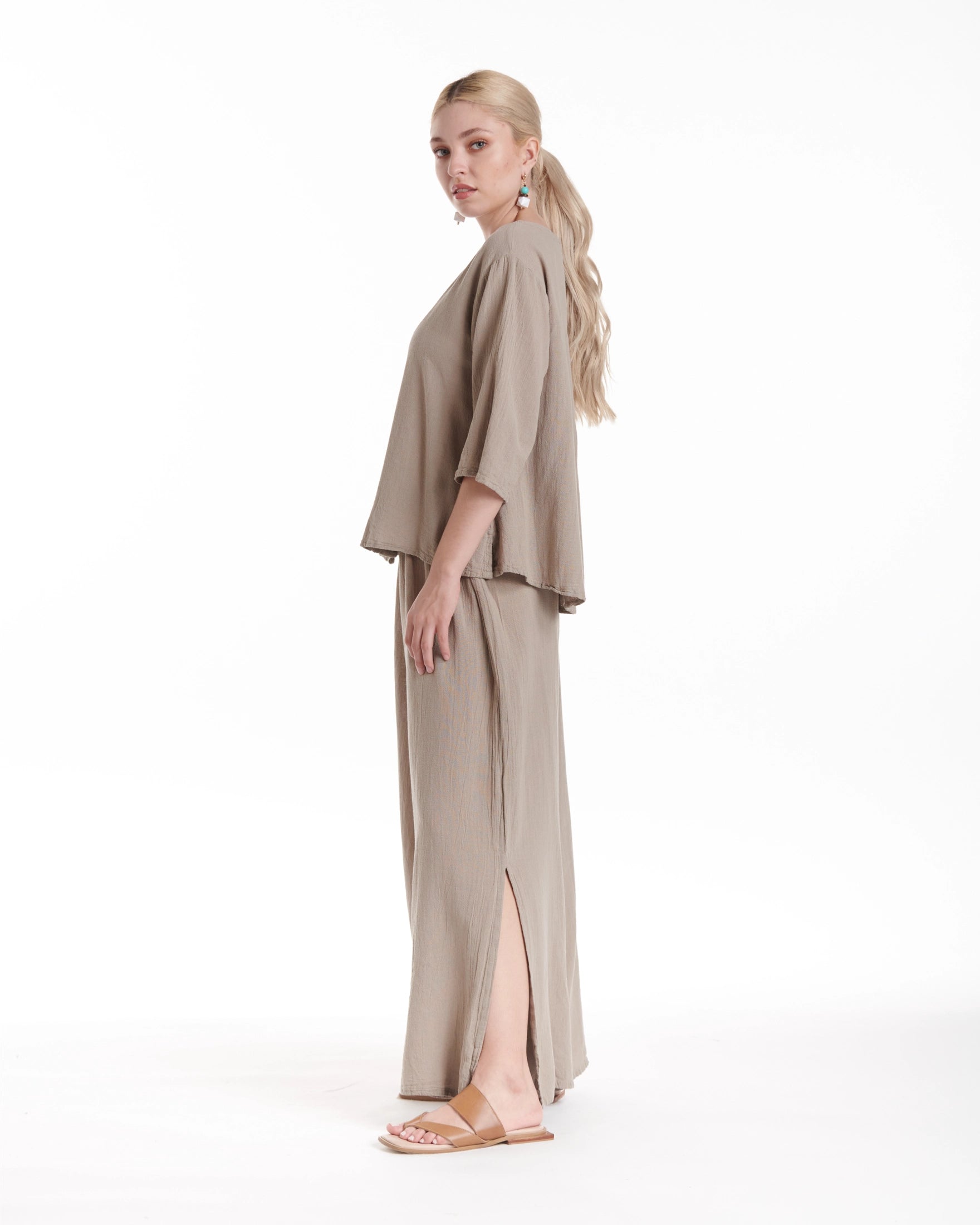 Ronie Cotton Gauze Blouse-Oh My Gauze