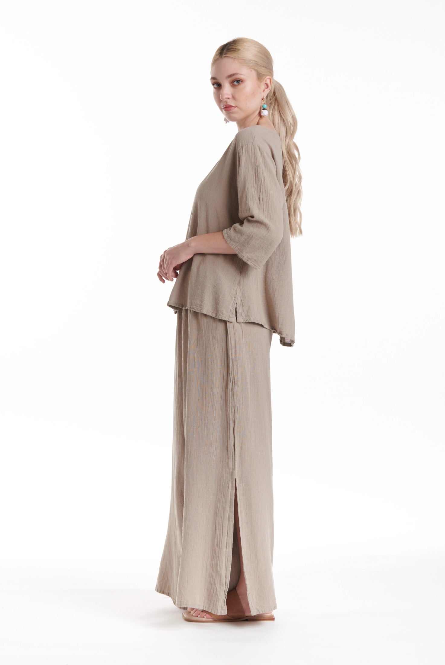 Ronie Cotton Gauze Blouse-Oh My Gauze