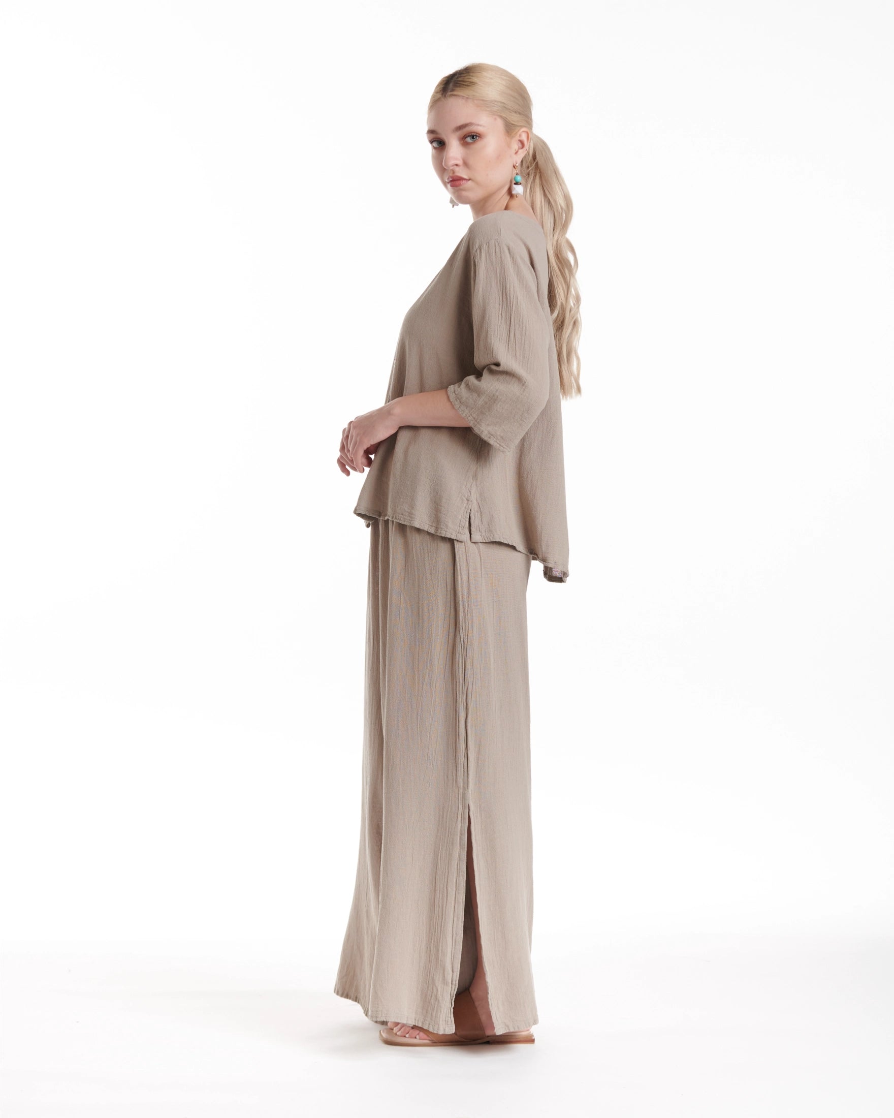 Ronie Cotton Gauze Blouse-Oh My Gauze