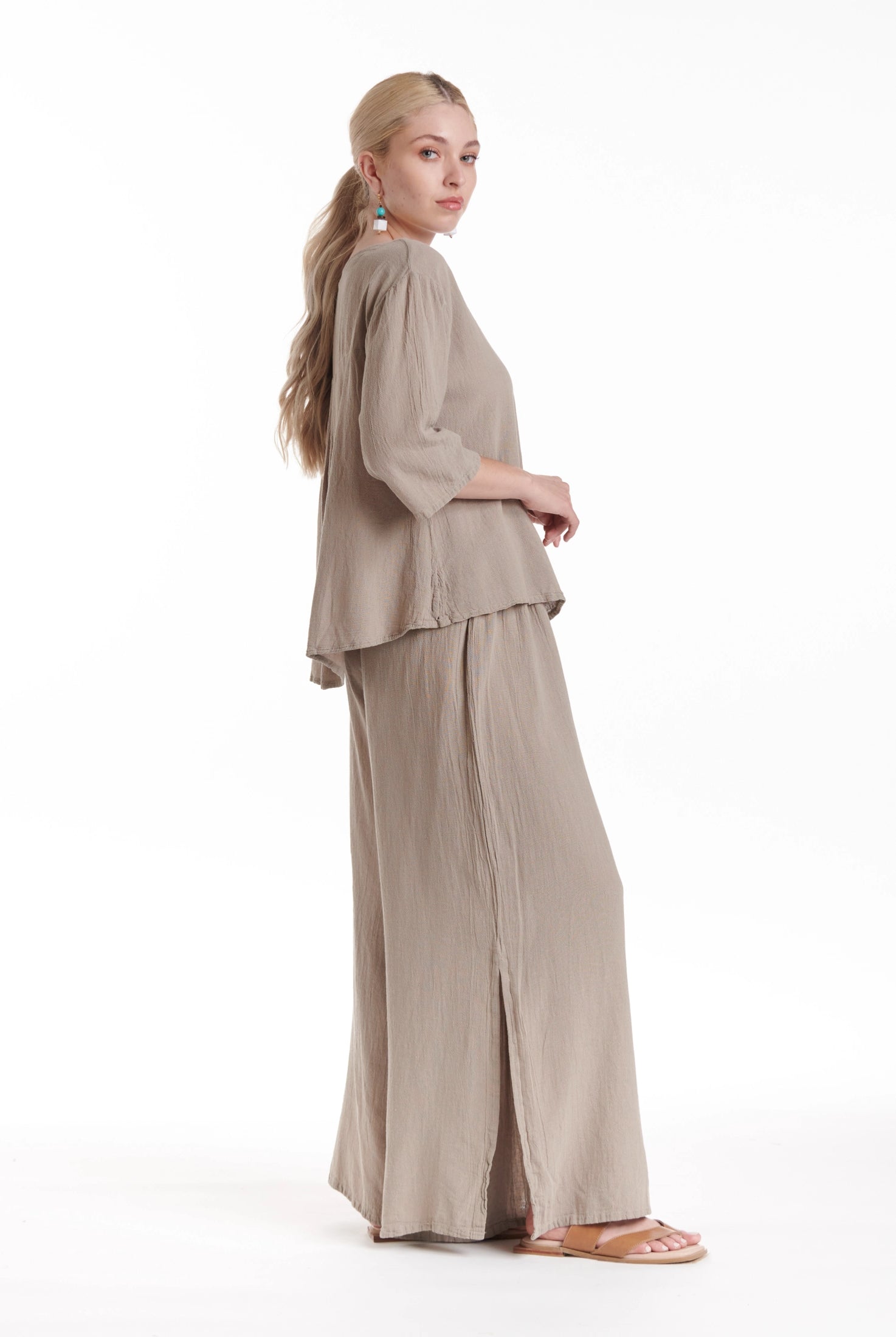 Ronie Cotton Gauze Blouse-Oh My Gauze