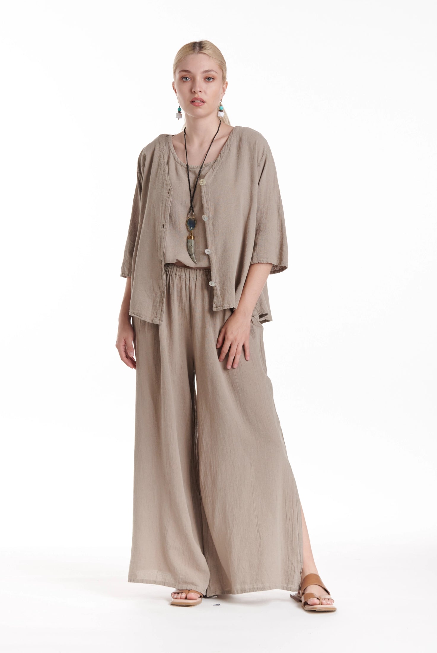 Ronie Cotton Gauze Blouse-Oh My Gauze