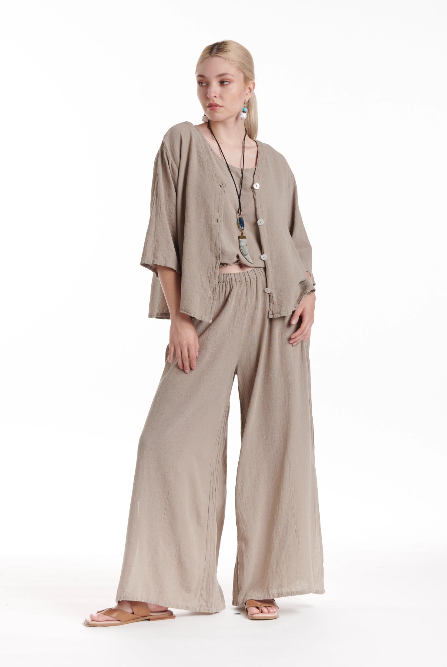 Ronie Cotton Gauze Blouse-Oh My Gauze