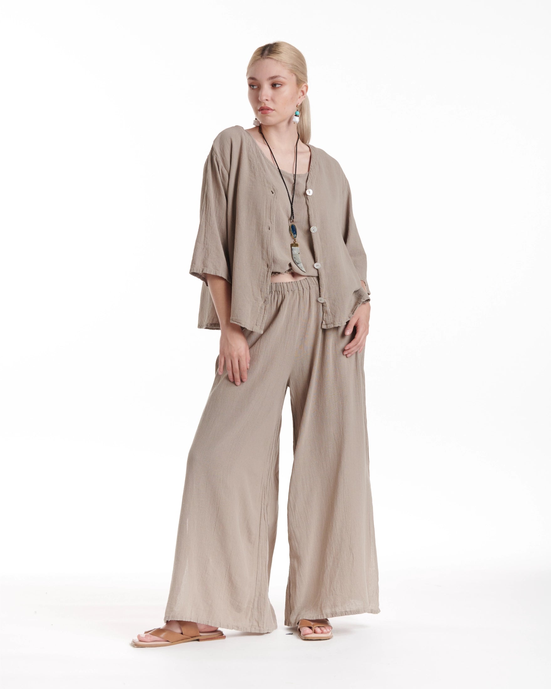 Ronie Cotton Gauze Blouse-Oh My Gauze