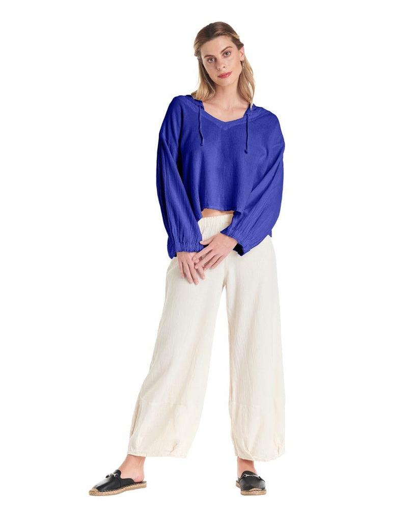 Rosalind Cotton Gauze Blouse – Final Sale-Oh My Gauze