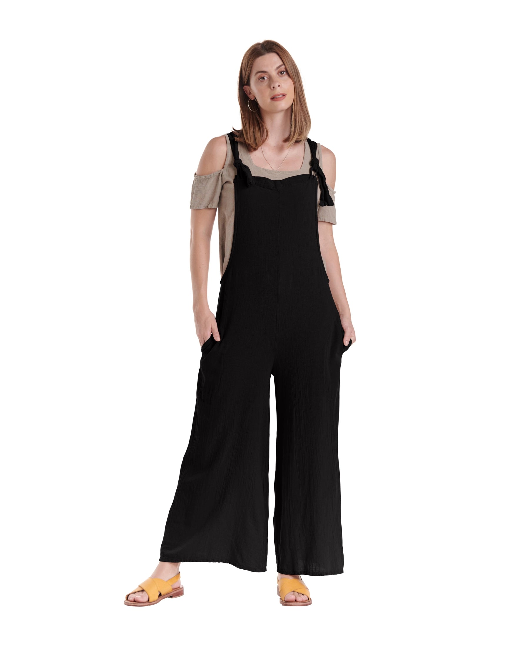 Sabina Cotton Gauze Jumpsuit-Oh My Gauze