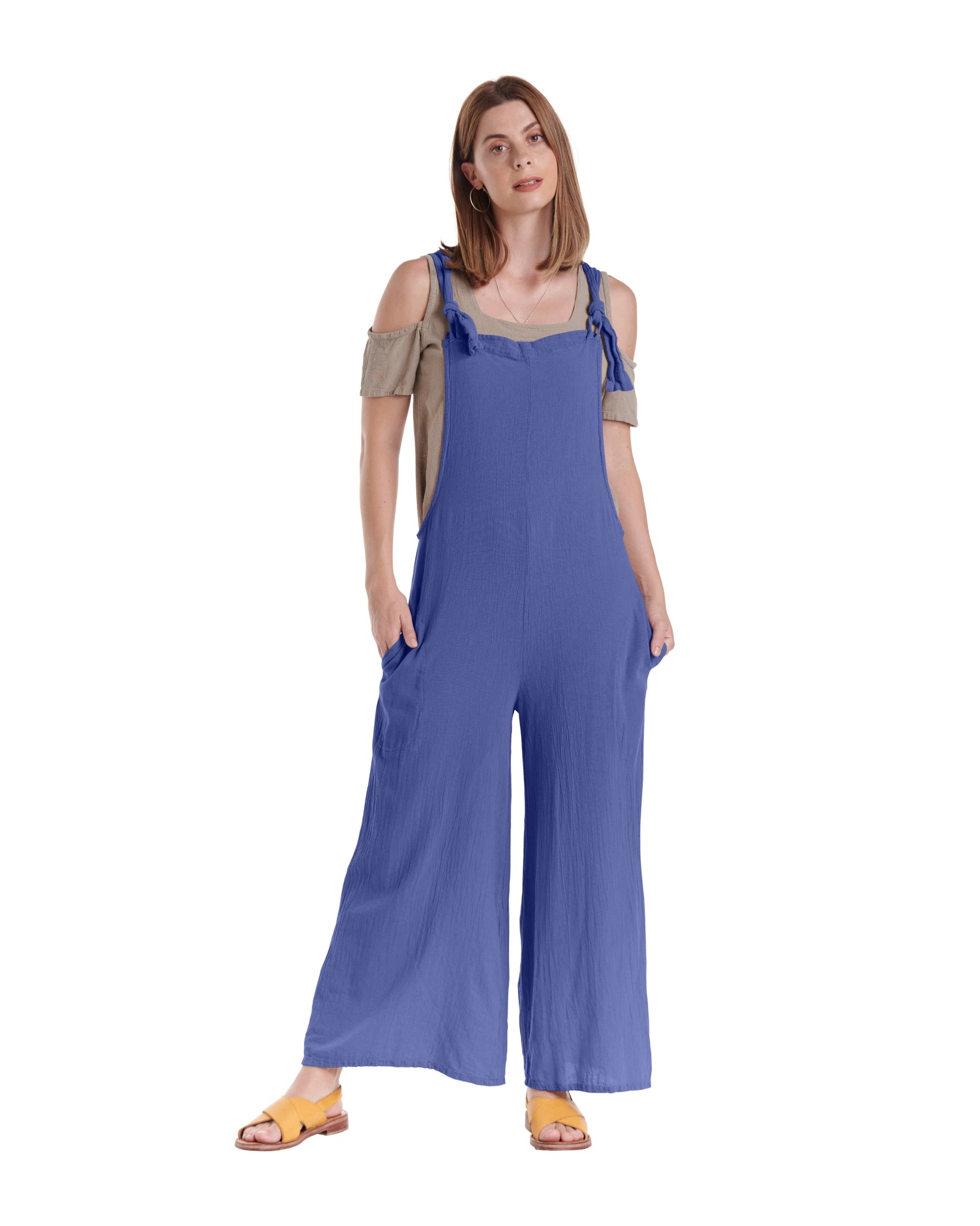 Sabina Cotton Gauze Jumpsuit-Oh My Gauze