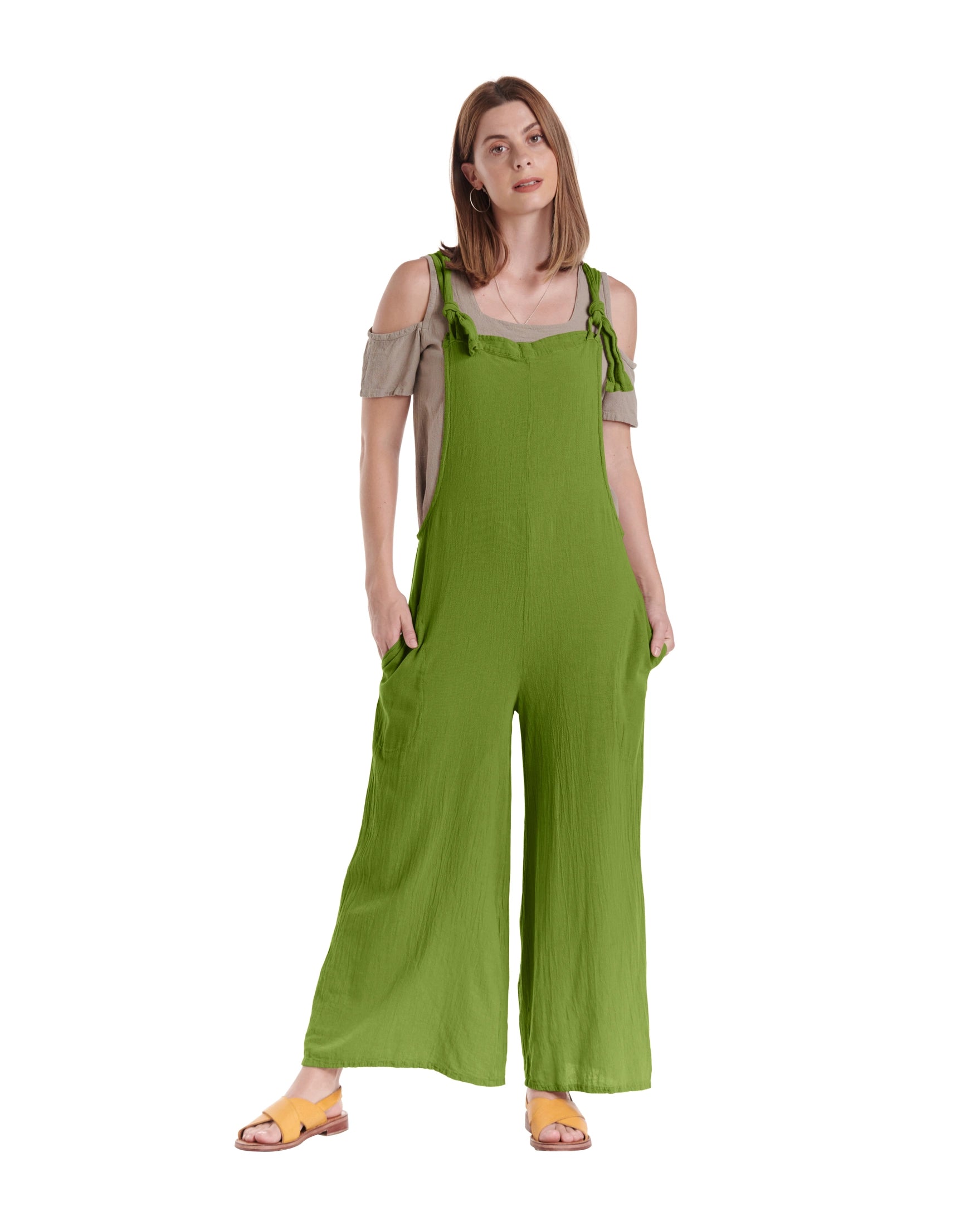 Sabina Cotton Gauze Jumpsuit-Oh My Gauze
