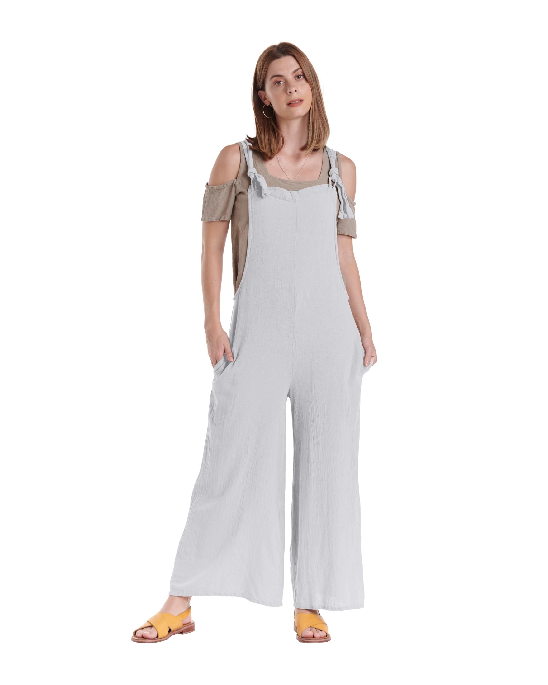Sabina Cotton Gauze Jumpsuit-Oh My Gauze