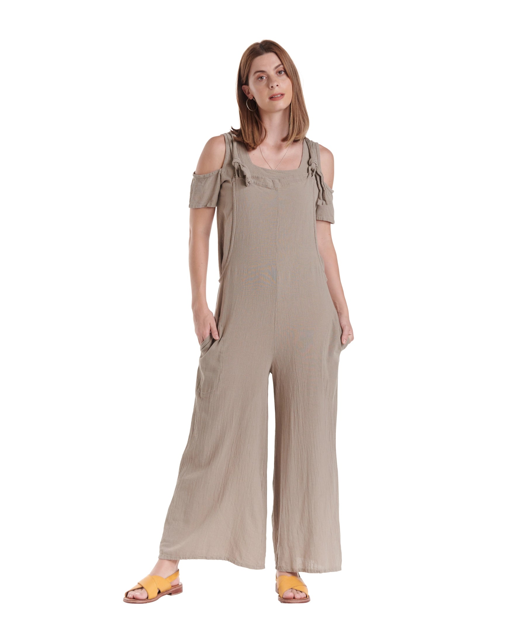 Sabina Cotton Gauze Jumpsuit - Final Sale-Oh My Gauze