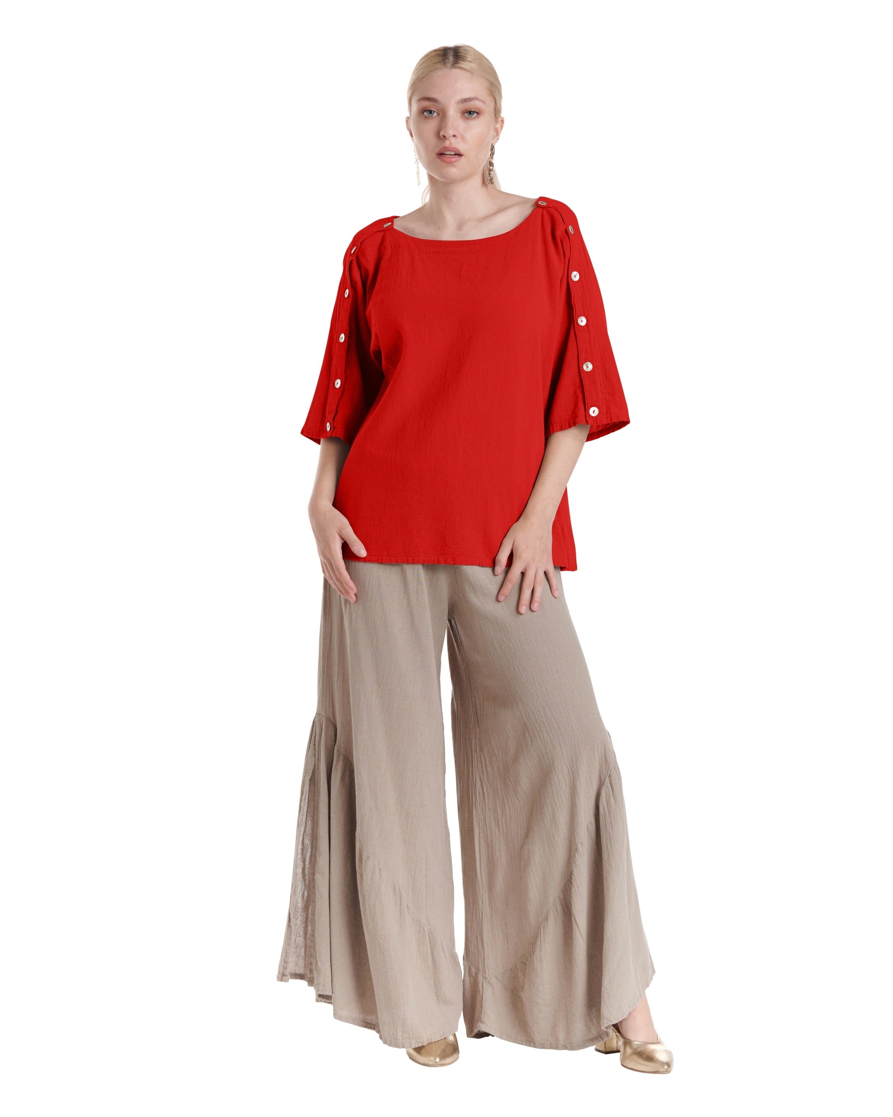 Saint Cotton Gauze Blouse-Oh My Gauze