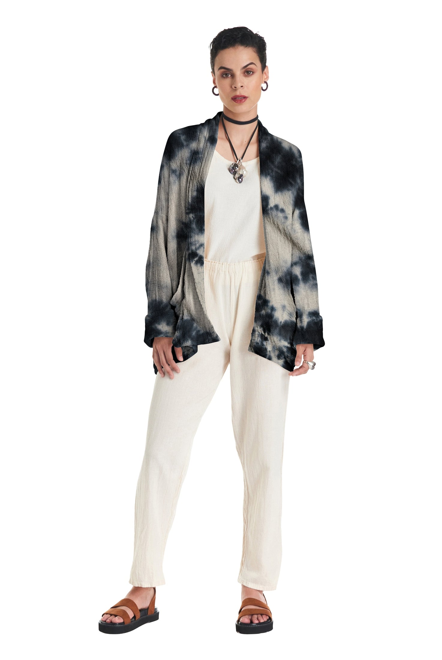 Sakura Cotton Gauze Jacket-Oh My Gauze