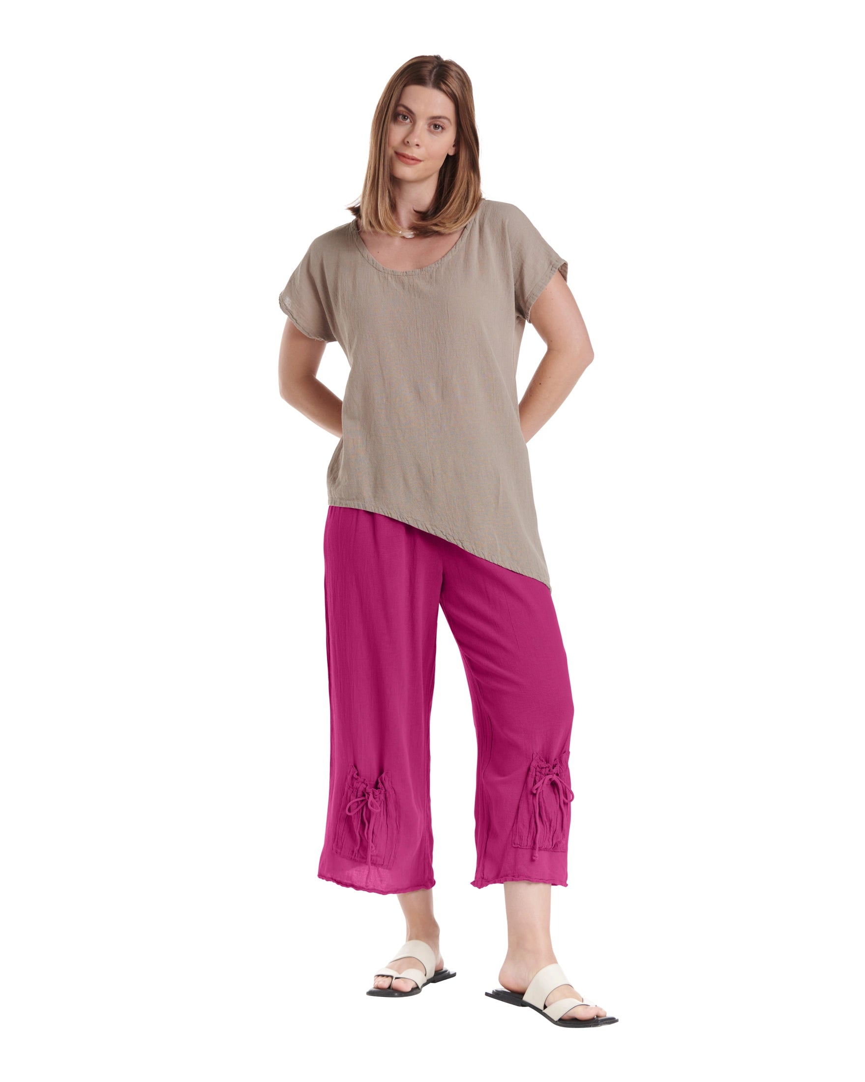 Sammy Cotton Gauze Pants-Oh My Gauze