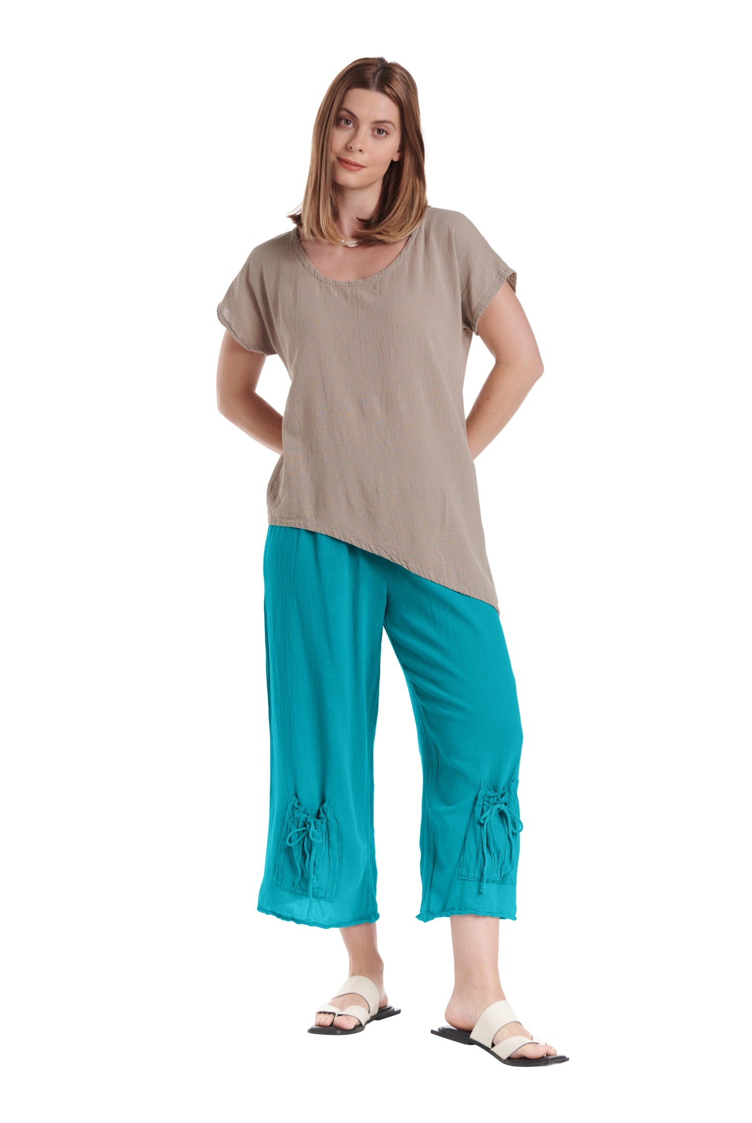 Sammy Cotton Gauze Pants-Oh My Gauze