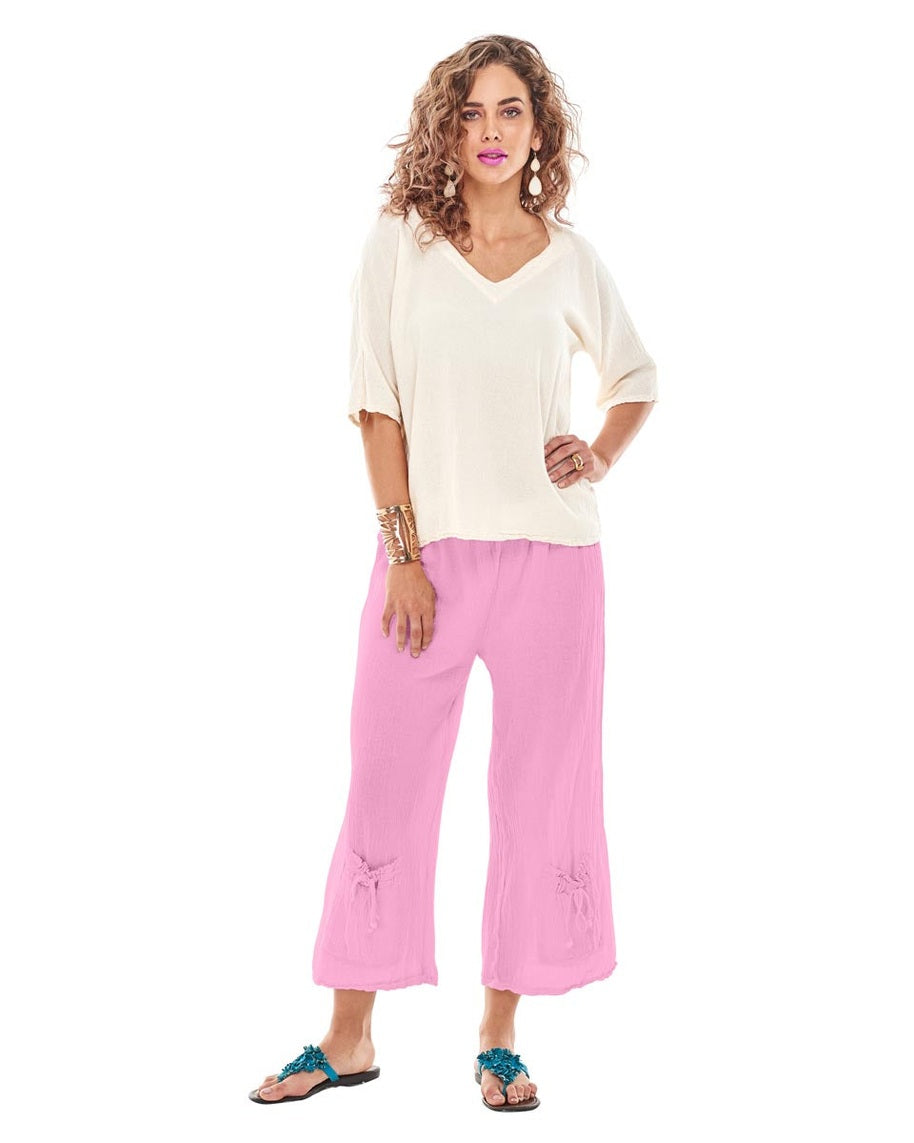 Sammy Cotton Gauze Pants-Oh My Gauze