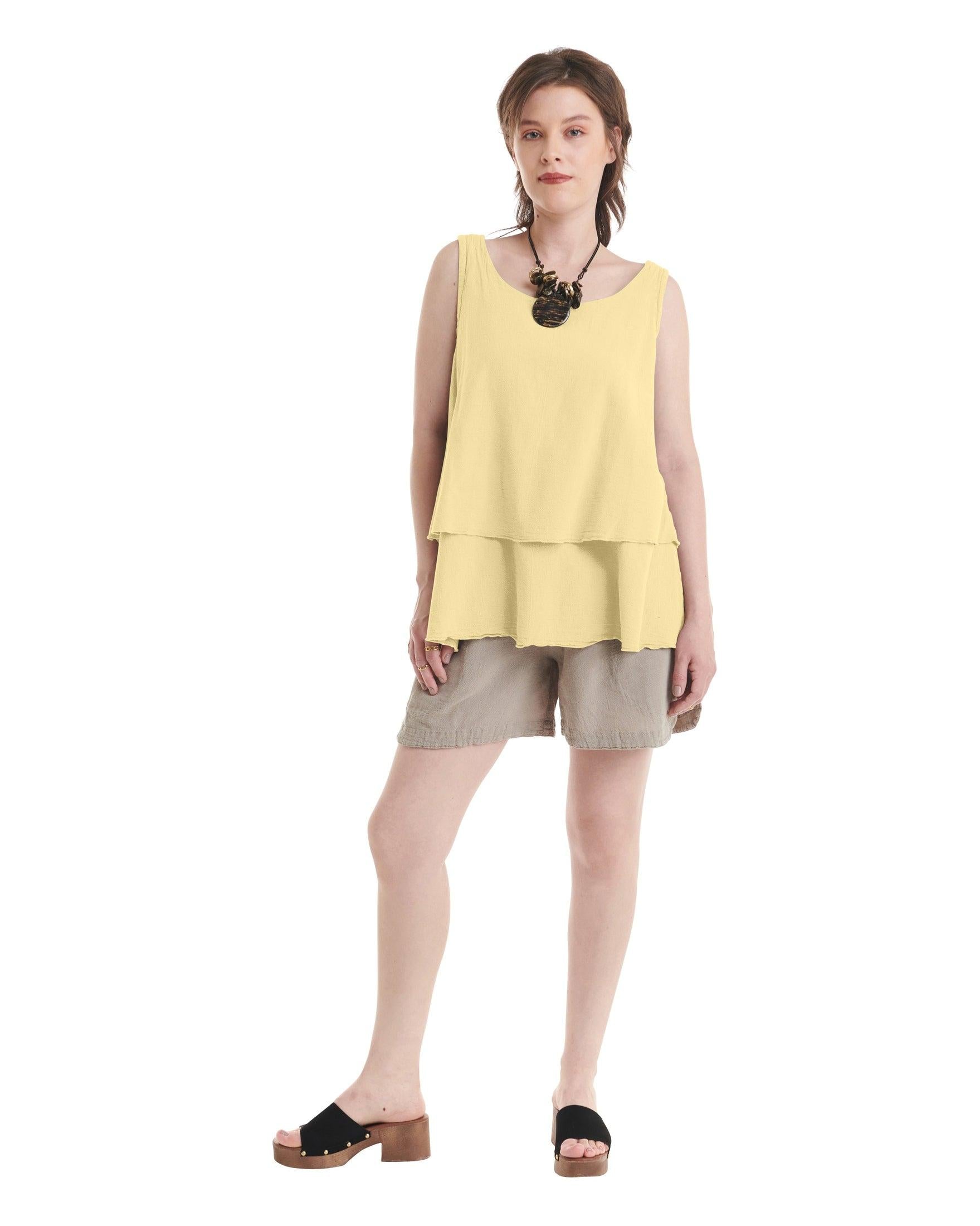 Sandbar Cotton Gauze Blouse-Oh My Gauze