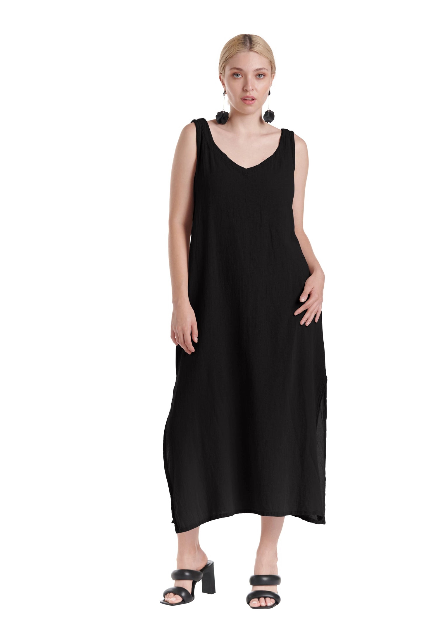 Sangria Cotton Gauze Dress-Oh My Gauze