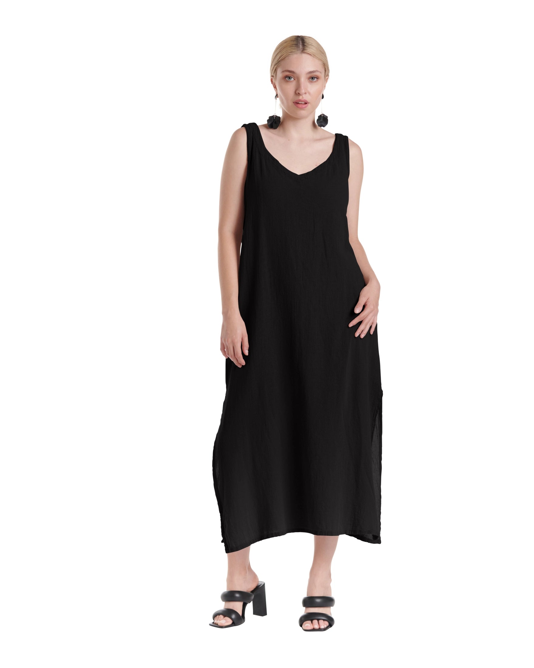 Sangria Cotton Gauze Dress-Oh My Gauze