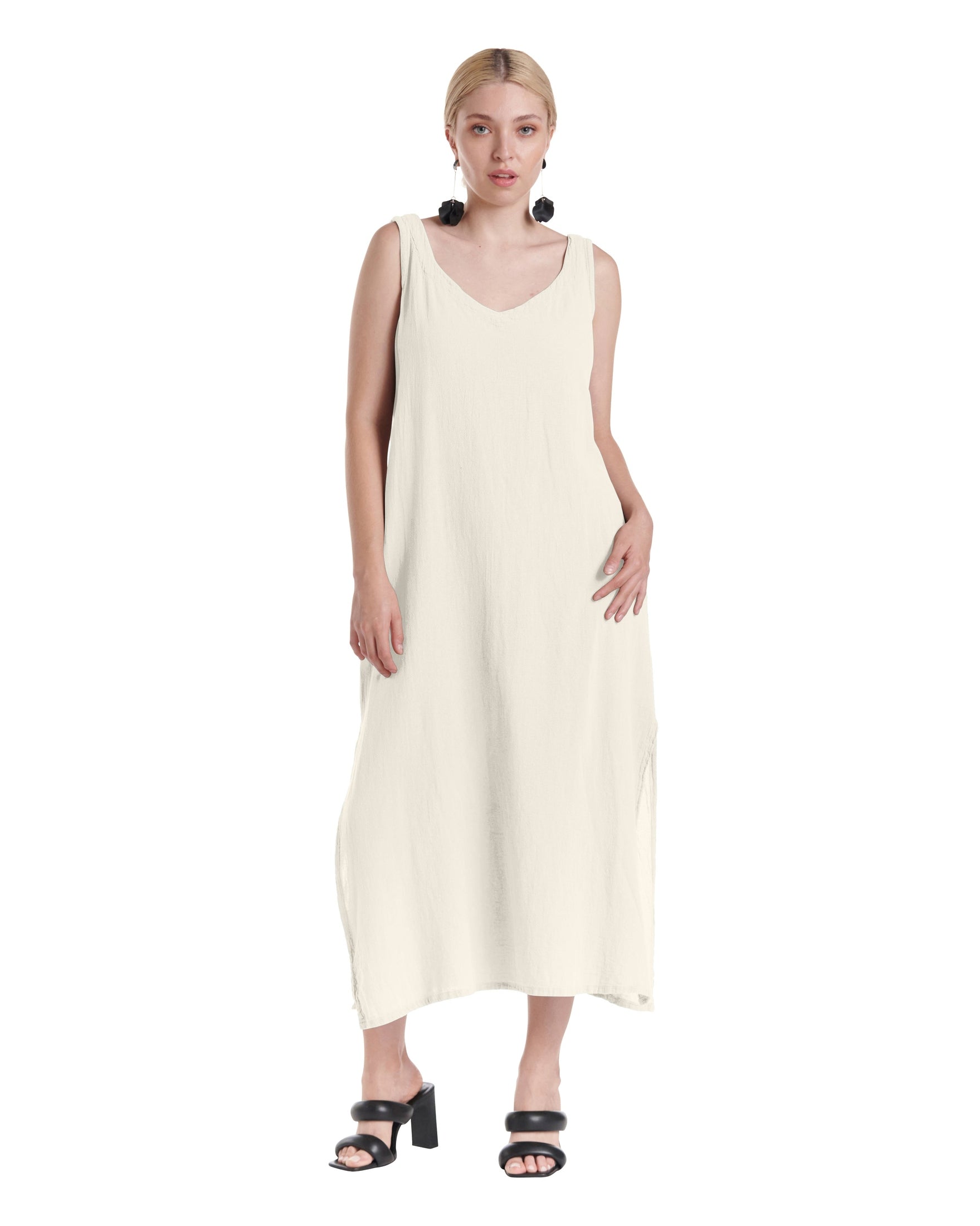 Sangria Cotton Gauze Dress-Oh My Gauze