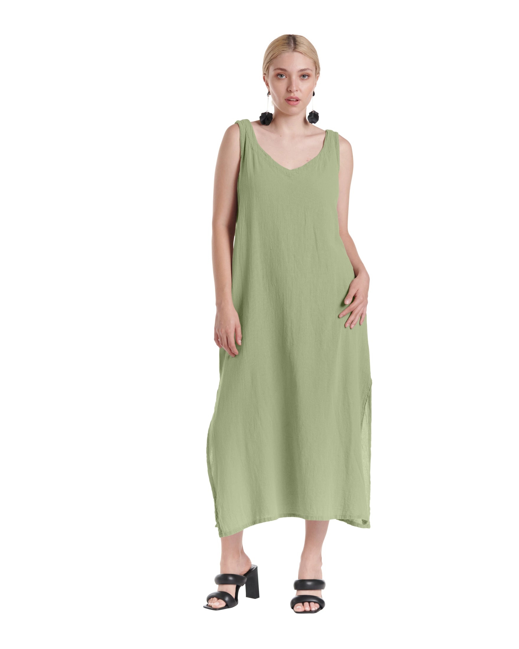 Sangria Cotton Gauze Dress-Oh My Gauze
