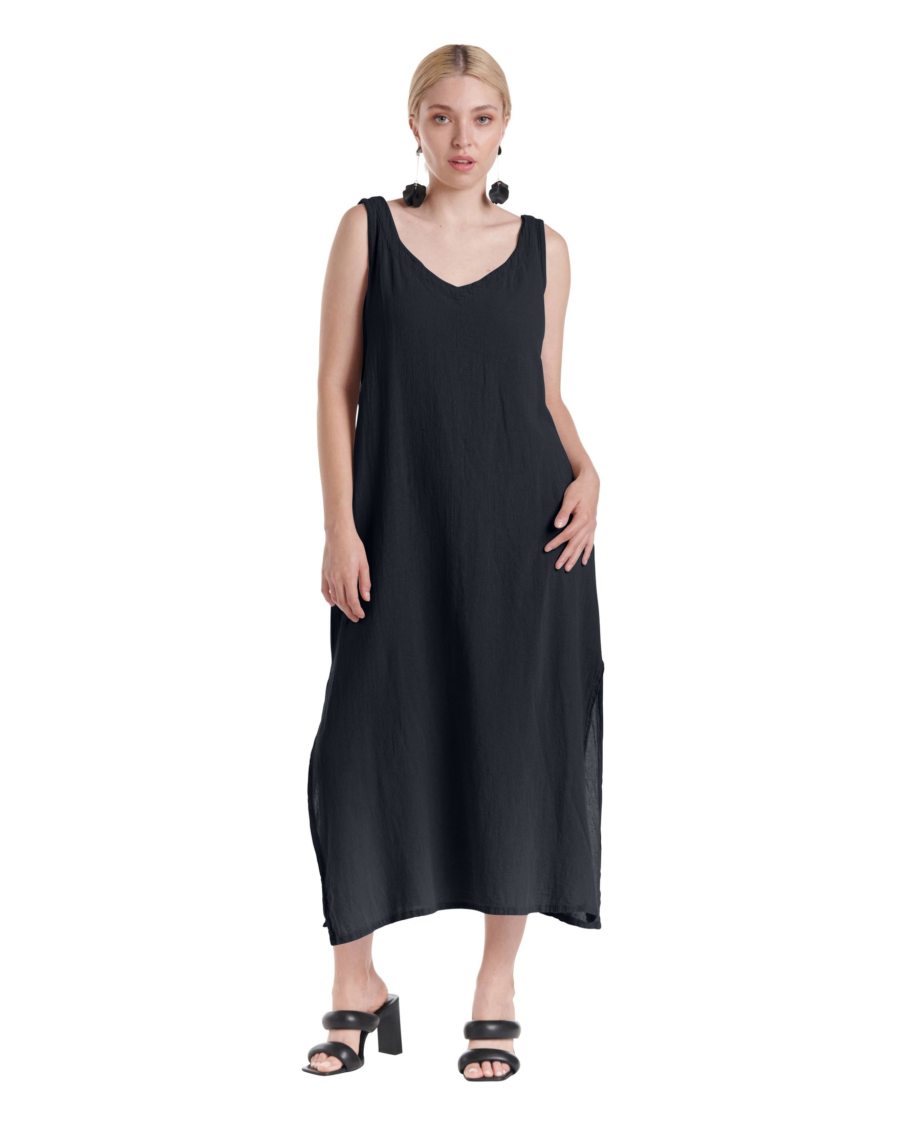 Sangria Cotton Gauze Dress-Oh My Gauze
