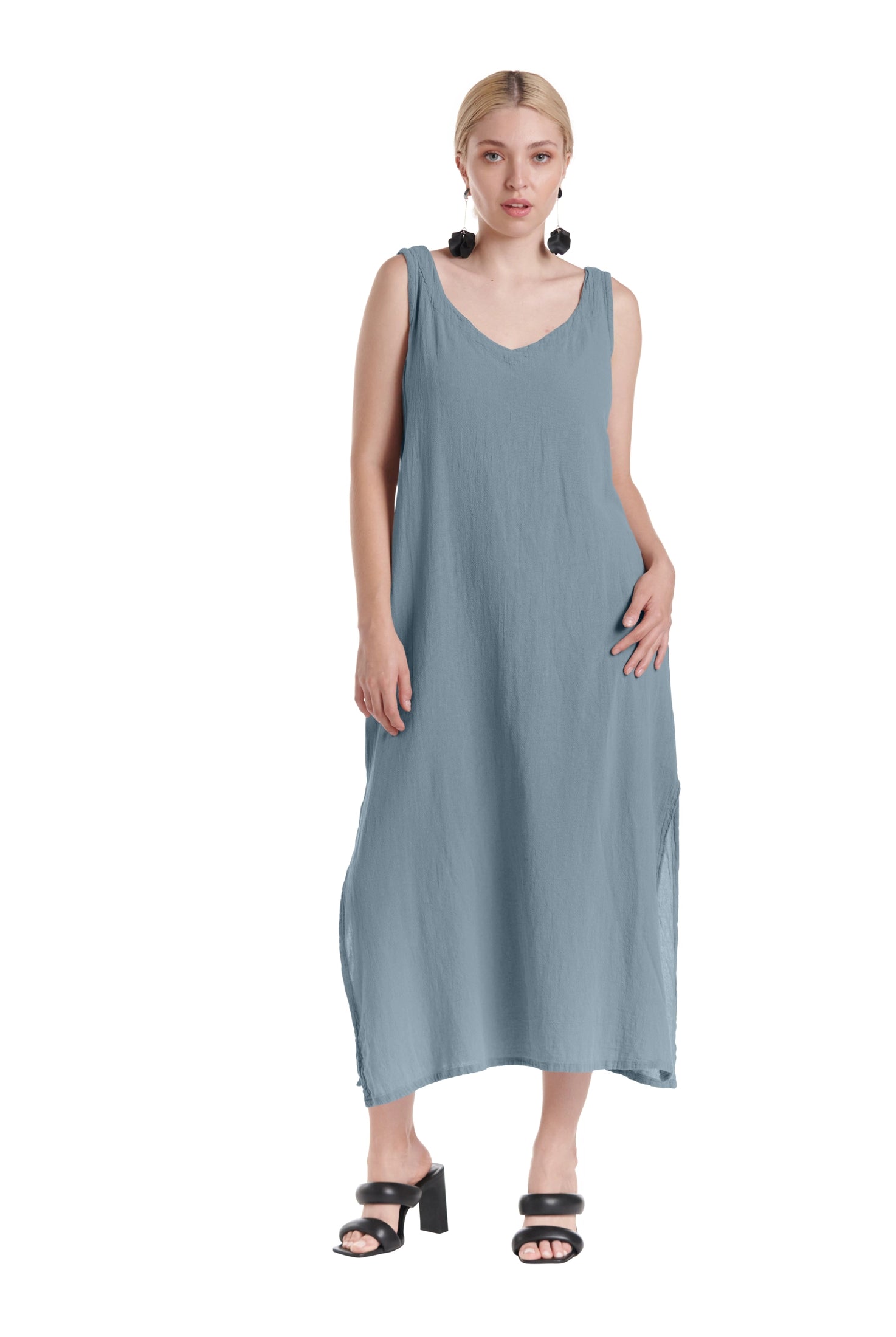 Sangria Cotton Gauze Dress-Oh My Gauze