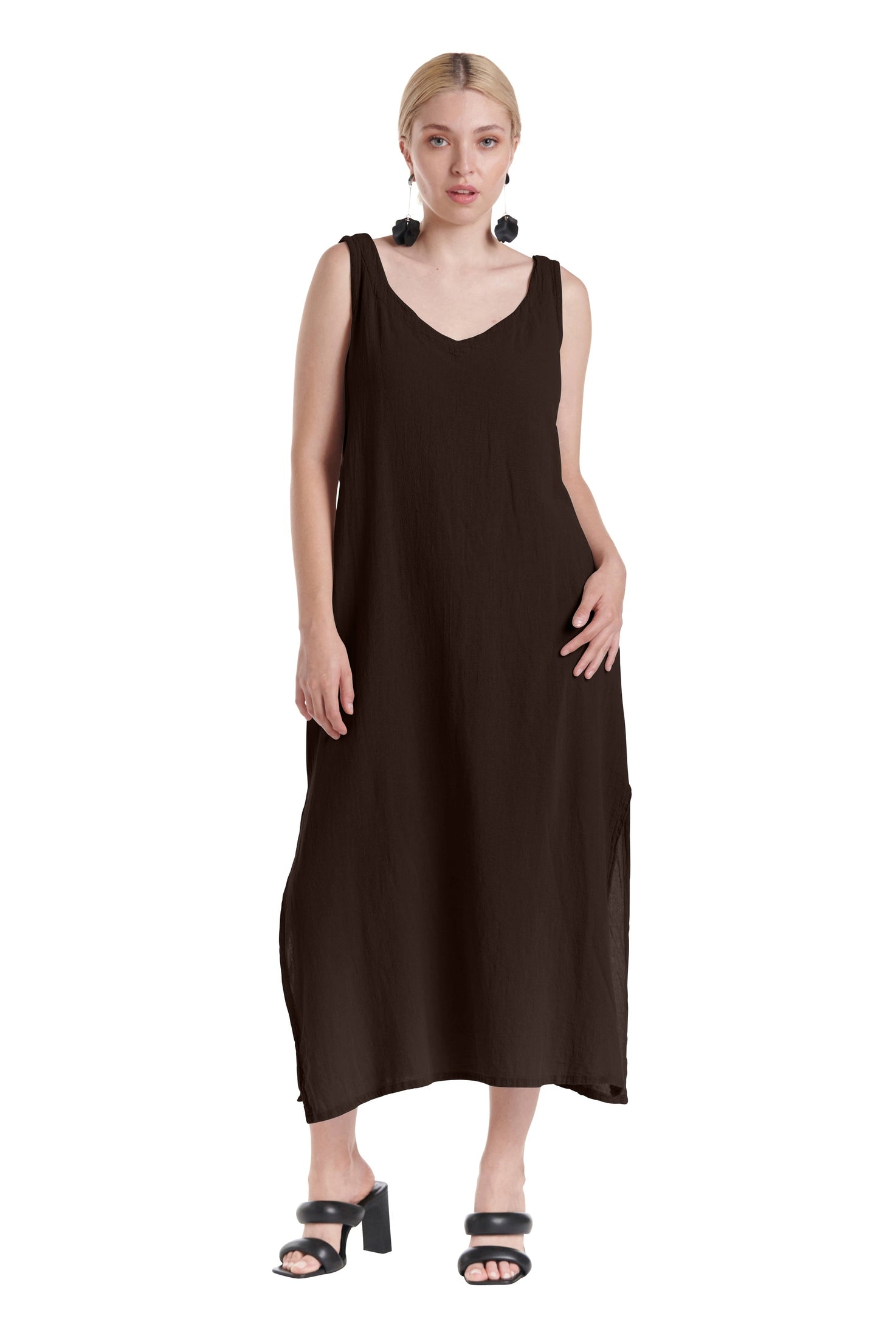 Sangria Cotton Gauze Dress-Oh My Gauze