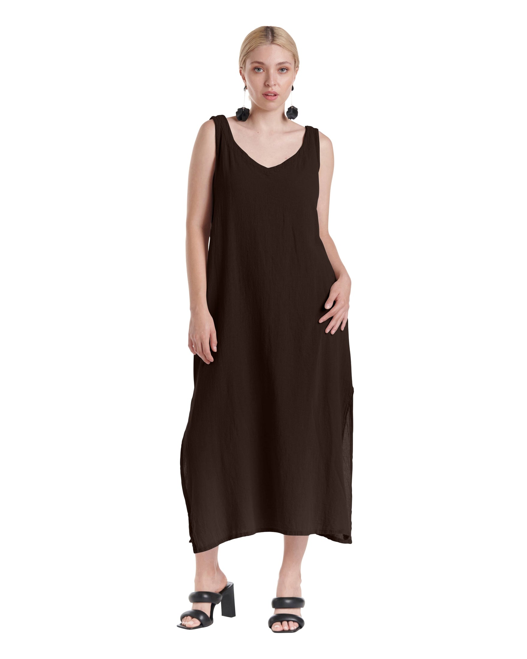 Sangria Cotton Gauze Dress-Oh My Gauze