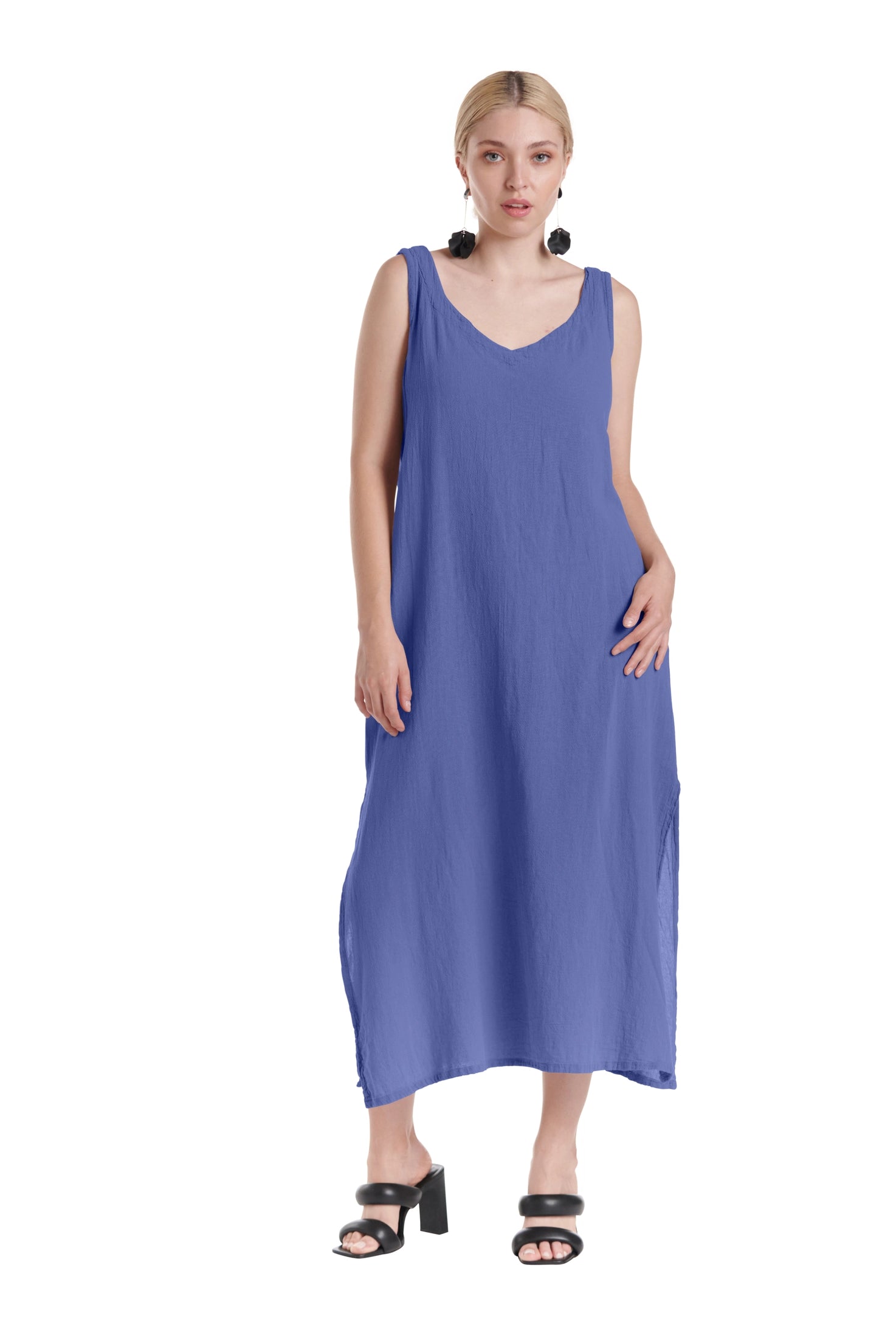 Sangria Cotton Gauze Dress-Oh My Gauze