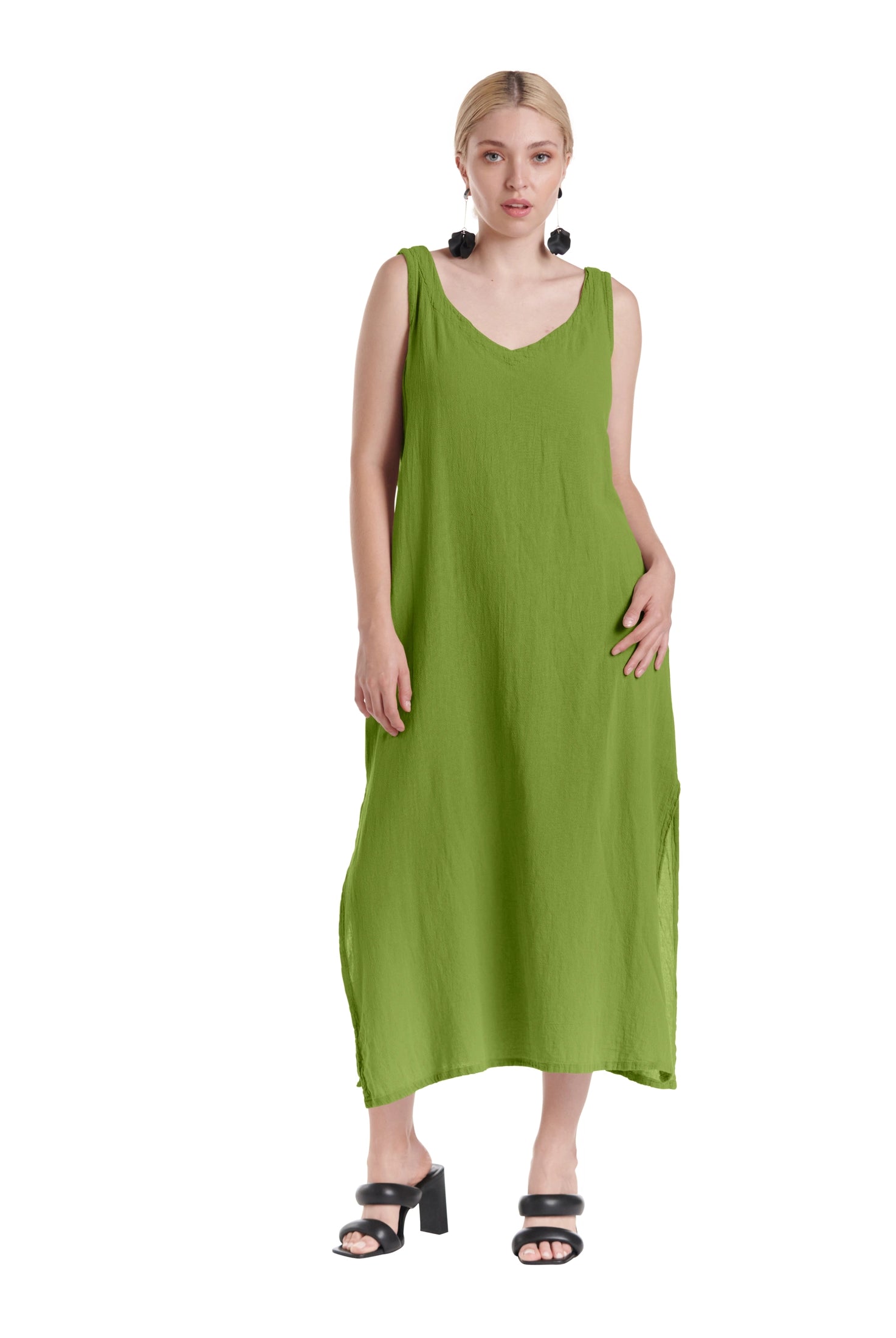 Sangria Cotton Gauze Dress-Oh My Gauze