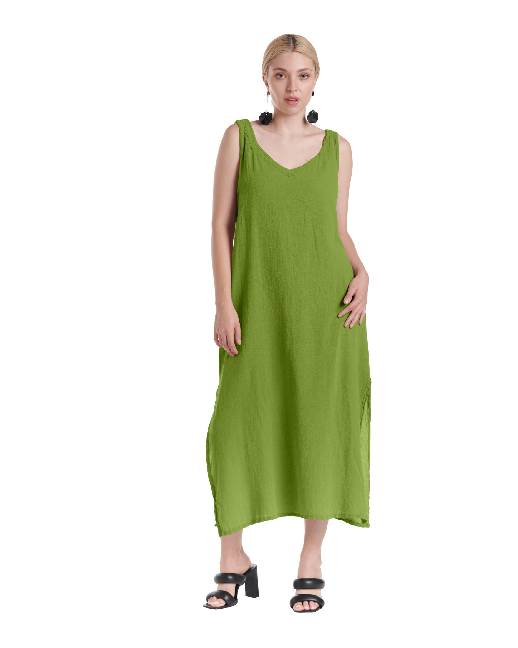 Sangria Cotton Gauze Dress-Oh My Gauze