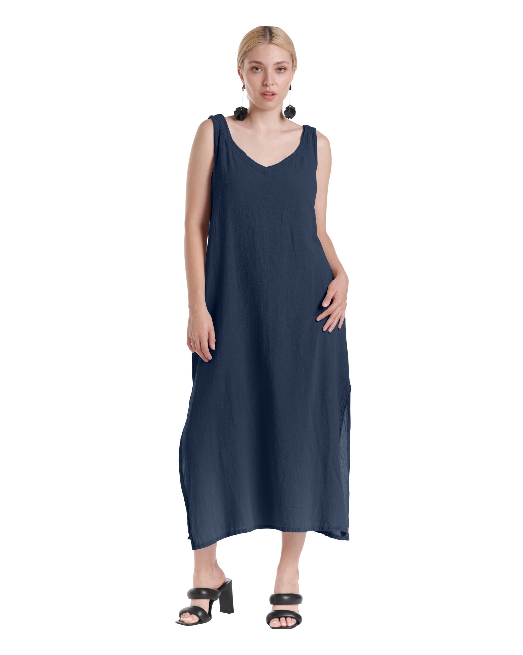 Sangria Cotton Gauze Dress-Oh My Gauze