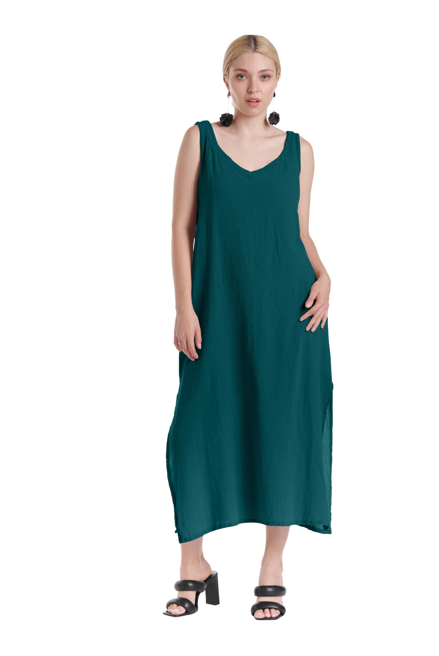Sangria Cotton Gauze Dress-Oh My Gauze