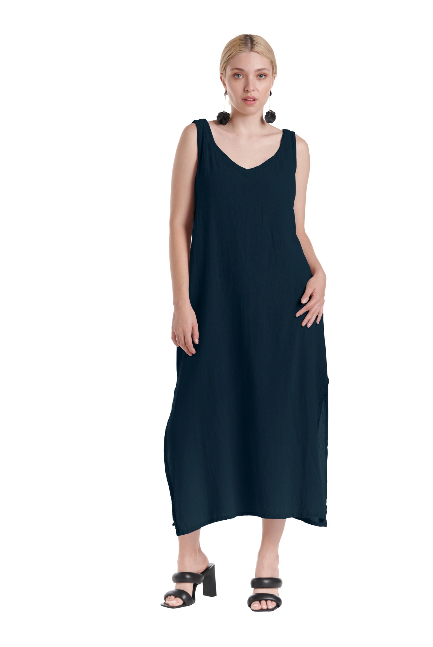 Sangria Cotton Gauze Dress-Oh My Gauze