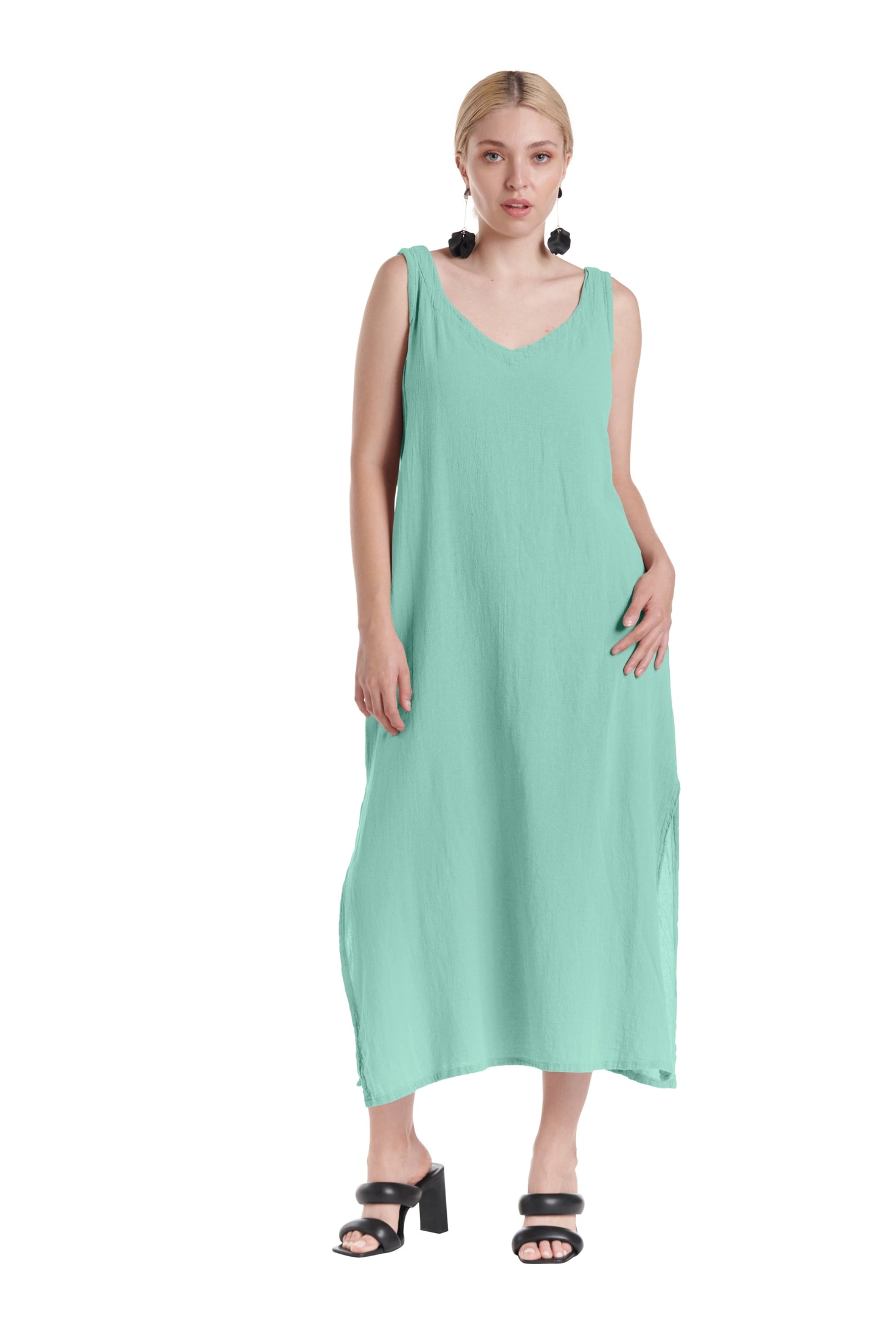 Sangria Cotton Gauze Dress-Oh My Gauze